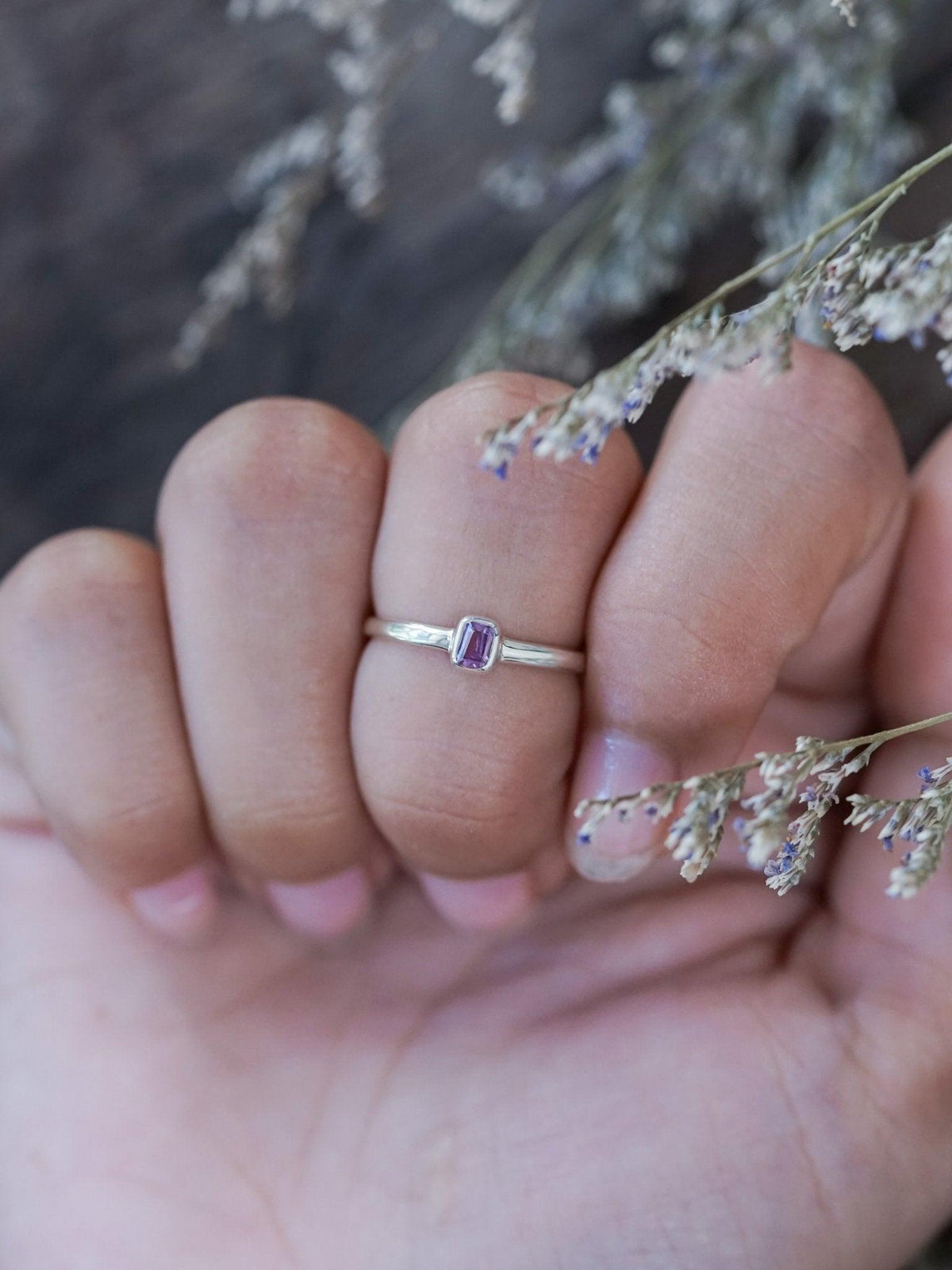 Purple Sapphire Ring - Gardens of the Sun | Ethical Jewelry
