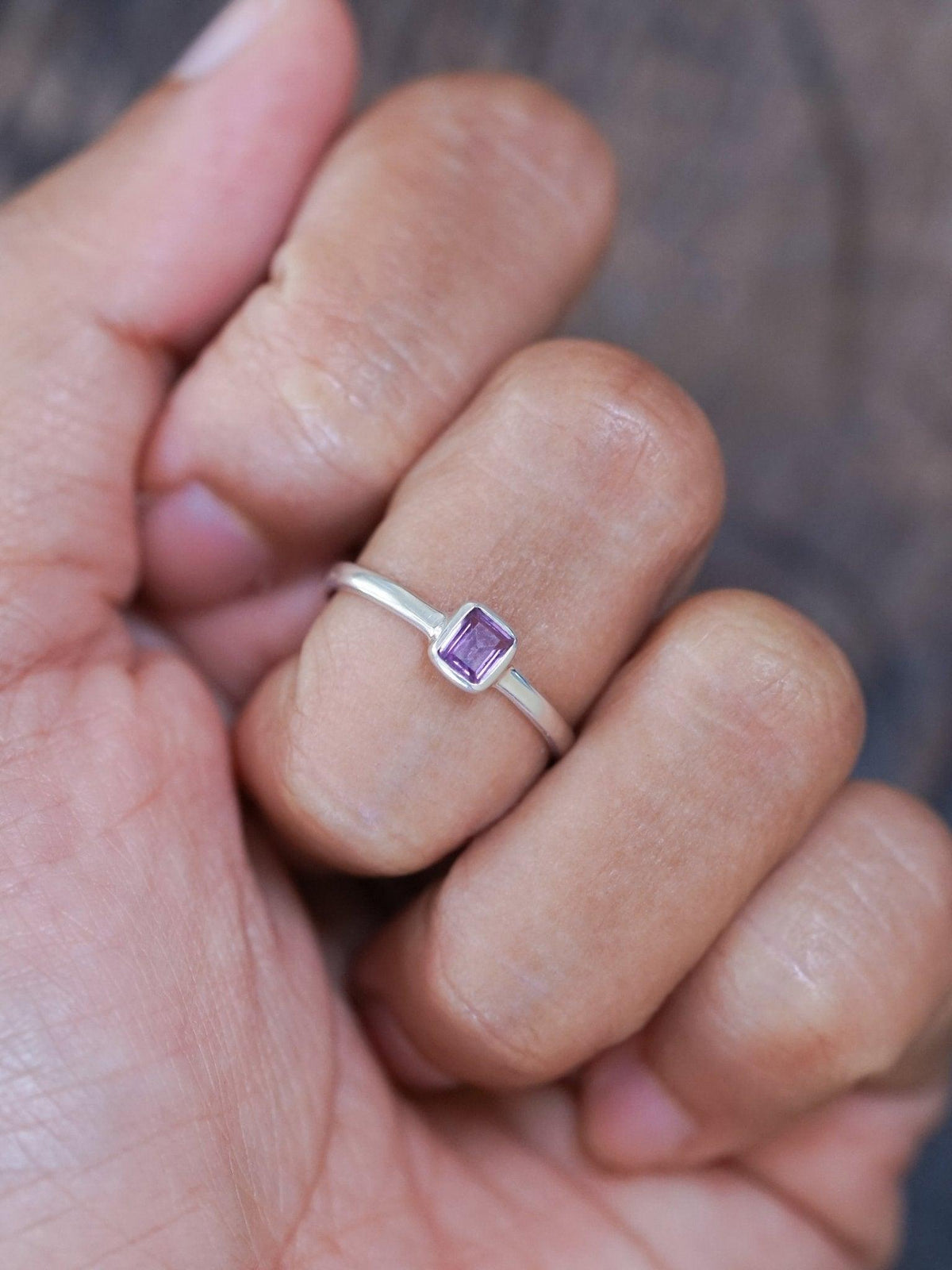 Purple Sapphire Ring - Gardens of the Sun | Ethical Jewelry