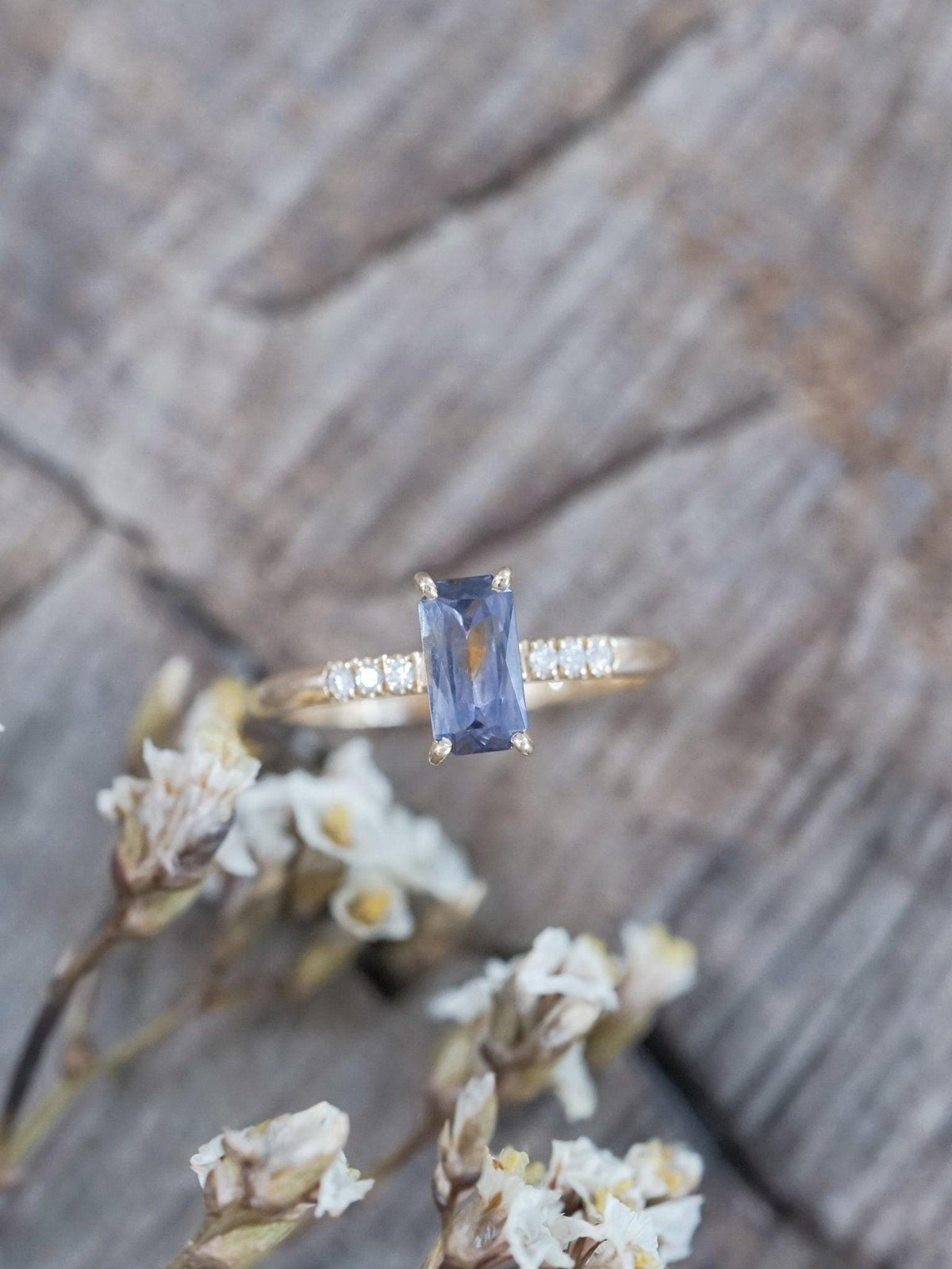 Purple Spinel Ring in Eco Gold - Gardens of the Sun | Ethical Jewelry