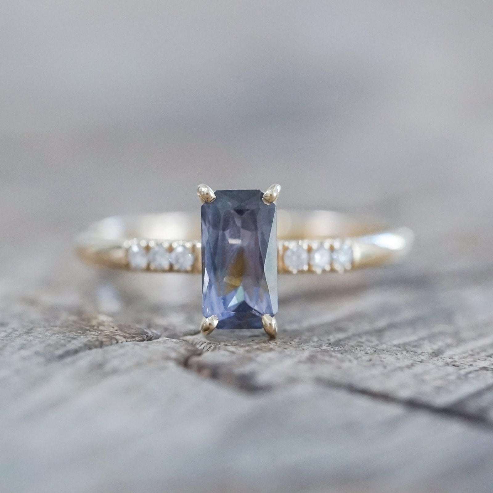 Purple Spinel Ring in Eco Gold - Gardens of the Sun | Ethical Jewelry