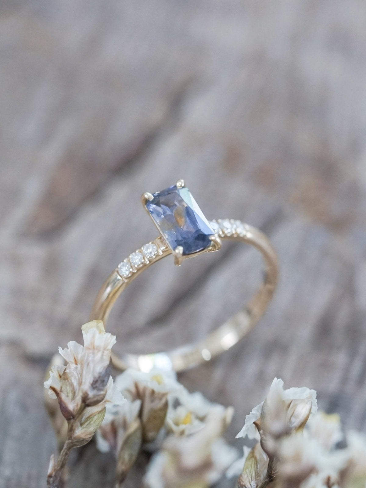 Purple Spinel Ring in Eco Gold - Gardens of the Sun | Ethical Jewelry