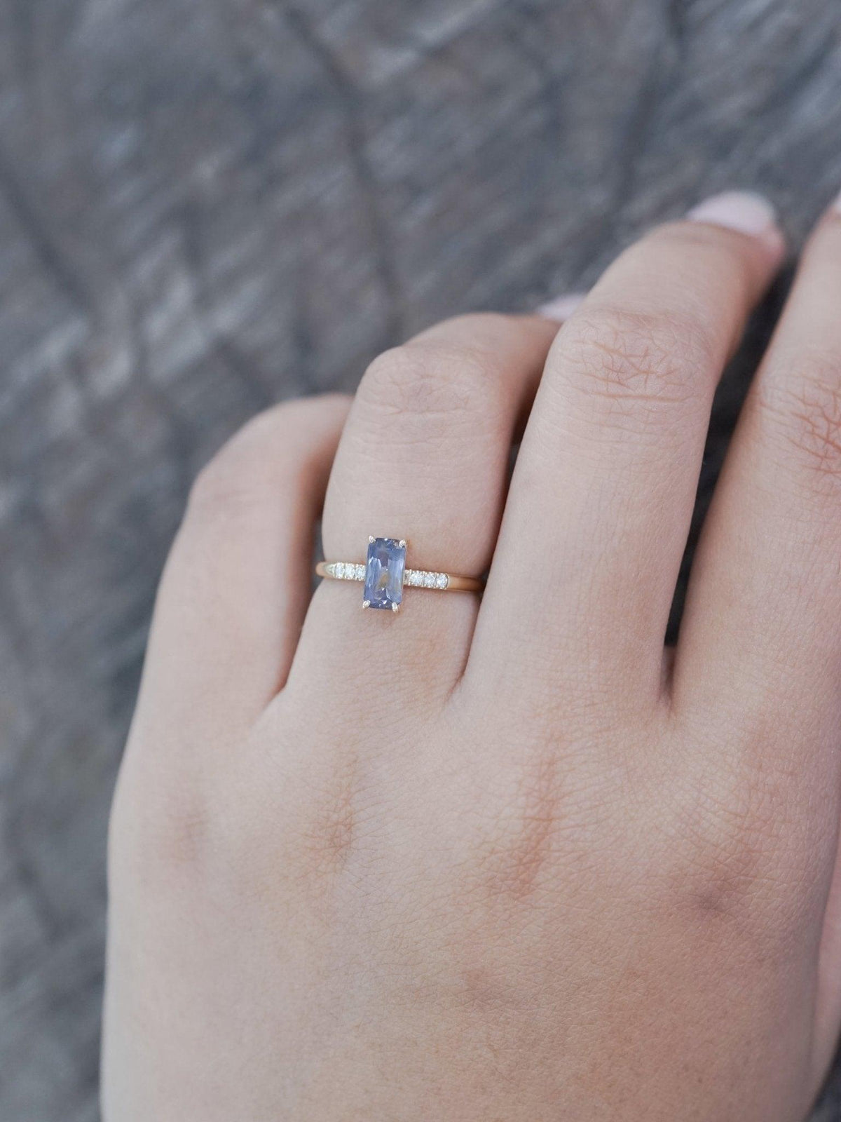 Purple Spinel Ring in Eco Gold - Gardens of the Sun | Ethical Jewelry