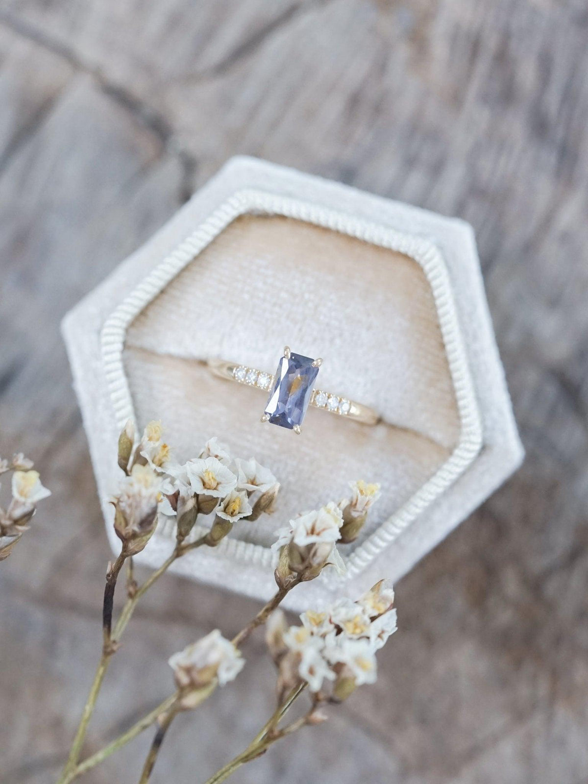 Purple Spinel Ring in Eco Gold - Gardens of the Sun | Ethical Jewelry