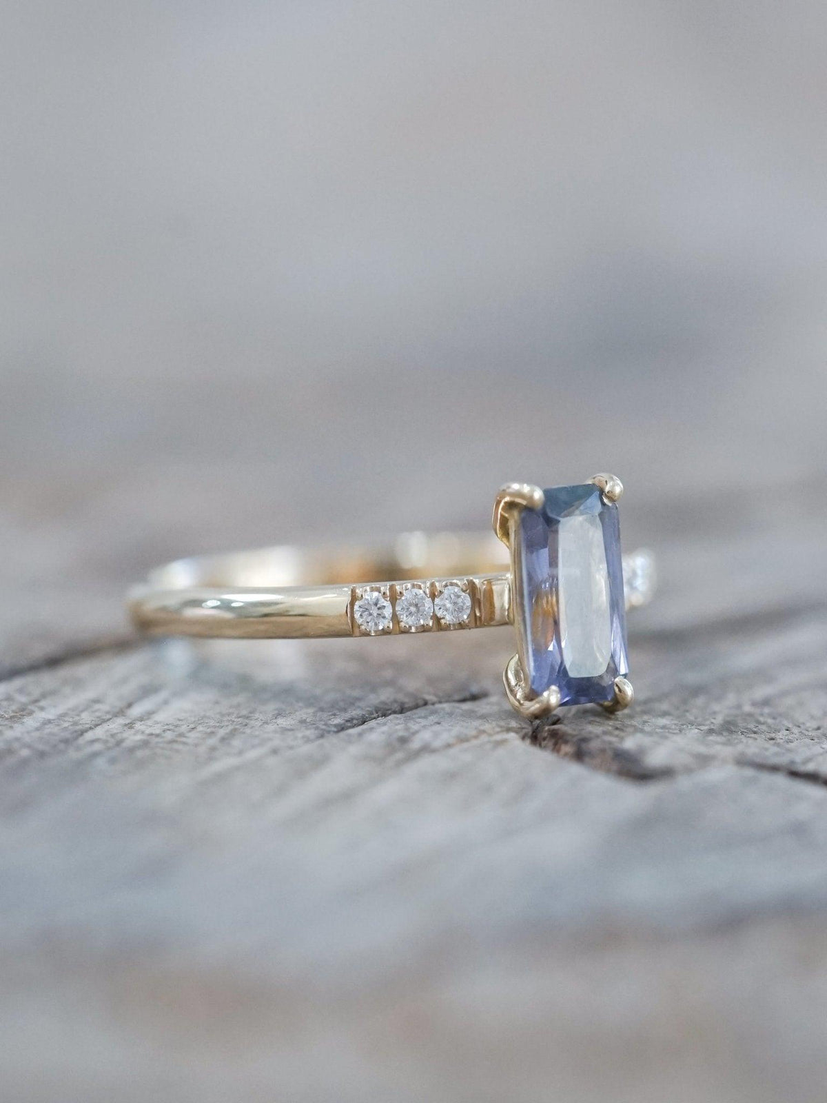 Purple Spinel Ring in Eco Gold - Gardens of the Sun | Ethical Jewelry