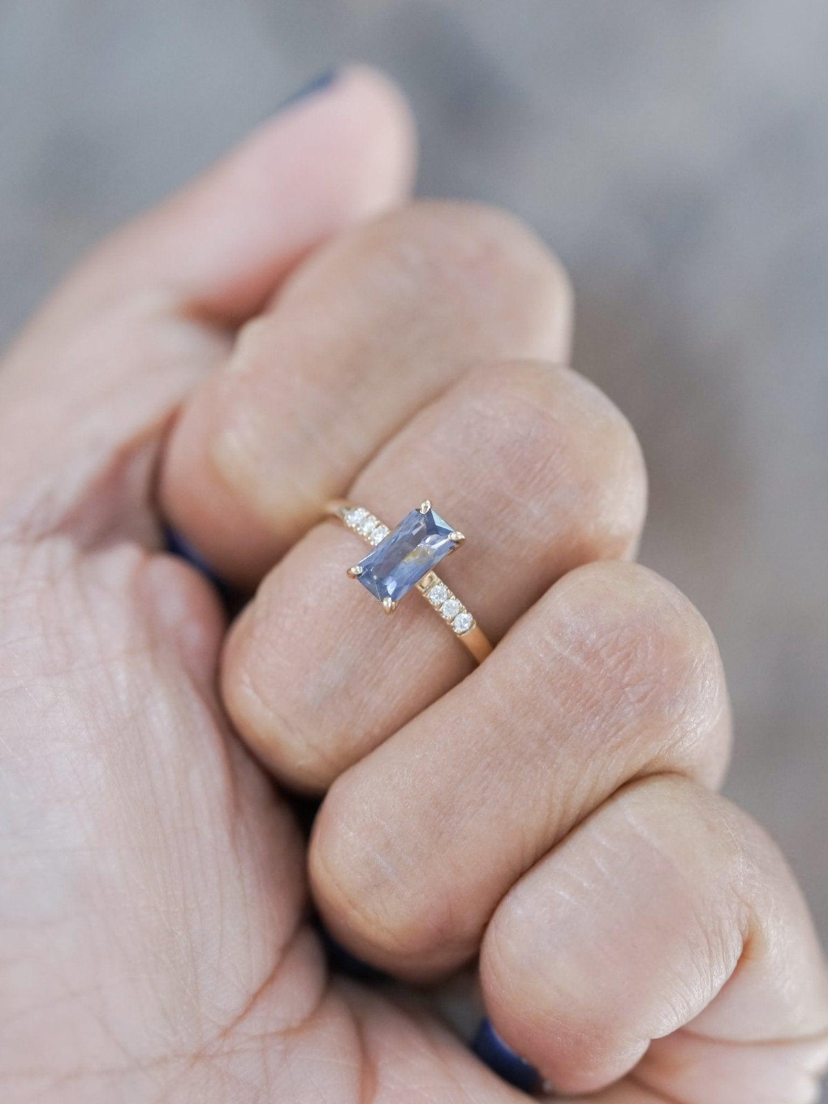 Purple Spinel Ring in Eco Gold - Gardens of the Sun | Ethical Jewelry