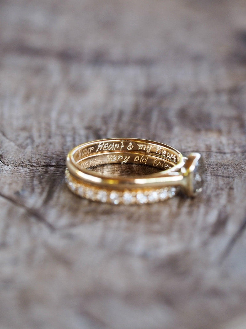 Ring Engraving - Handwritten Inscription - Gardens of the Sun | Ethical ...