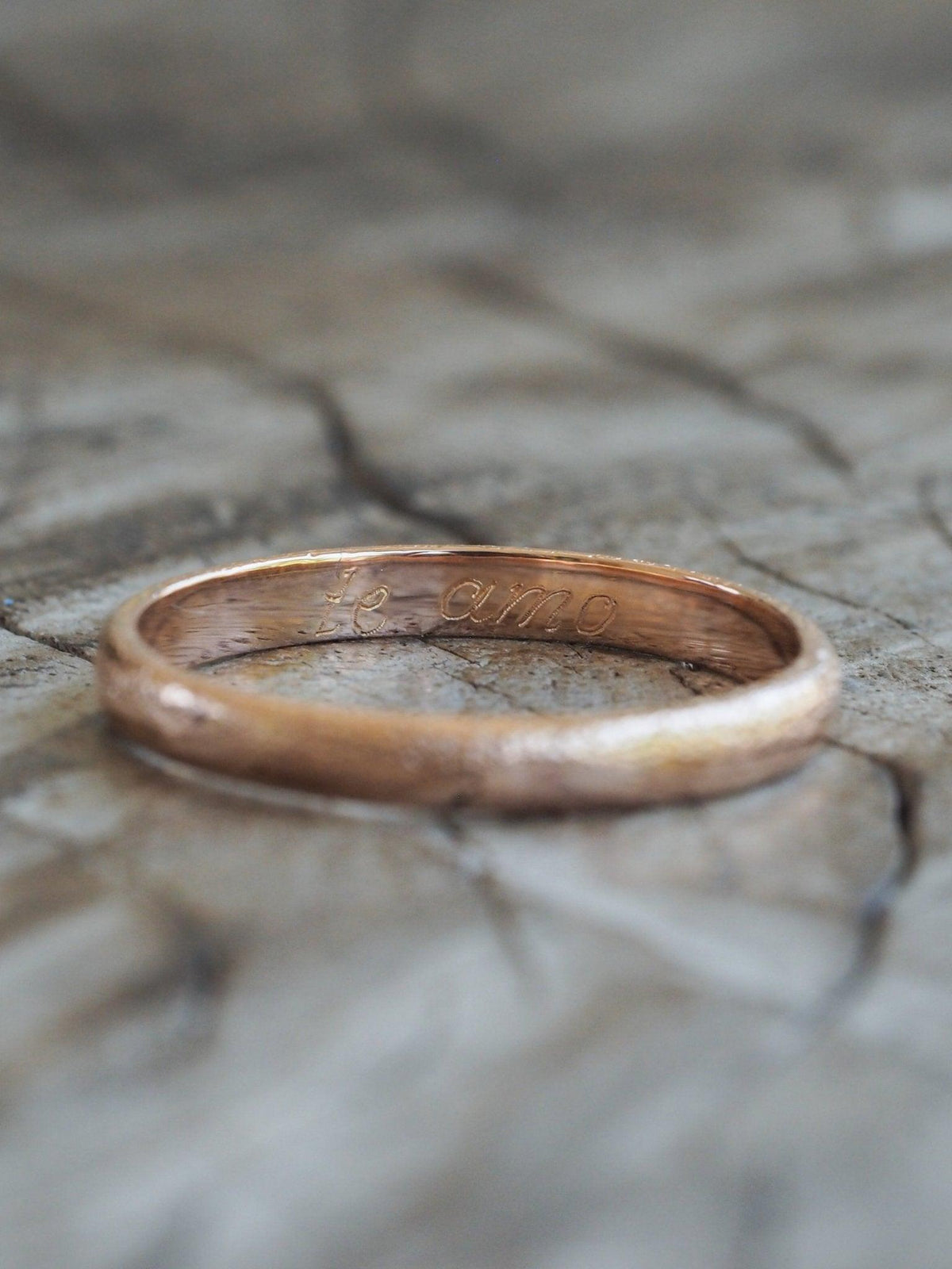 Ring Engraving - Handwritten Inscription - Gardens of the Sun | Ethical Jewelry