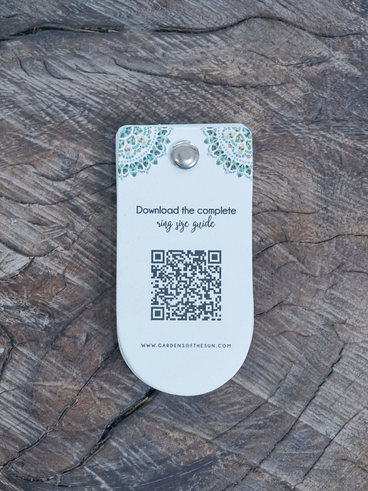 Ring Sizer - Gardens of the Sun | Ethical Jewelry