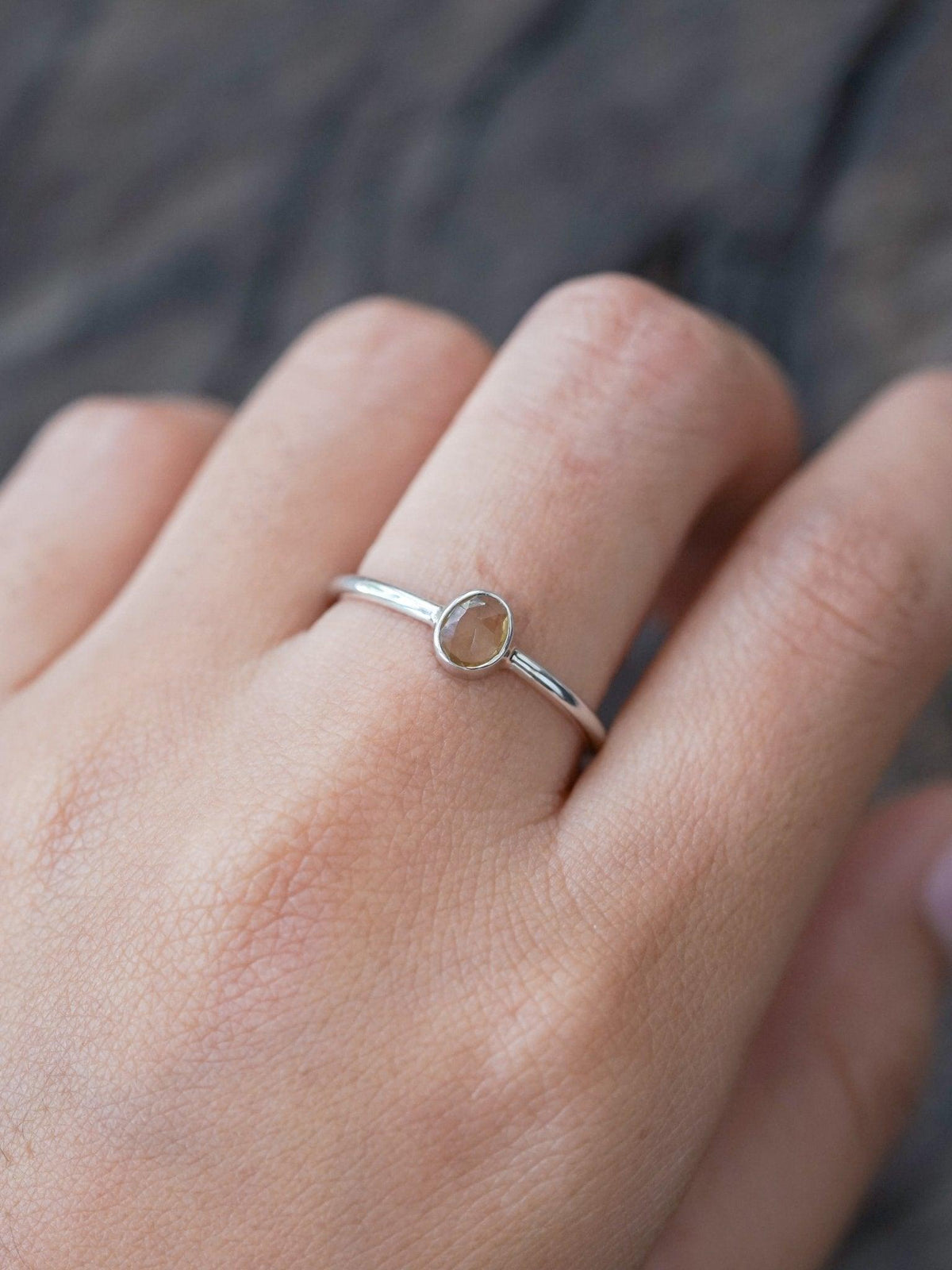 Rose Cut Citrine Ring - Gardens of the Sun | Ethical Jewelry