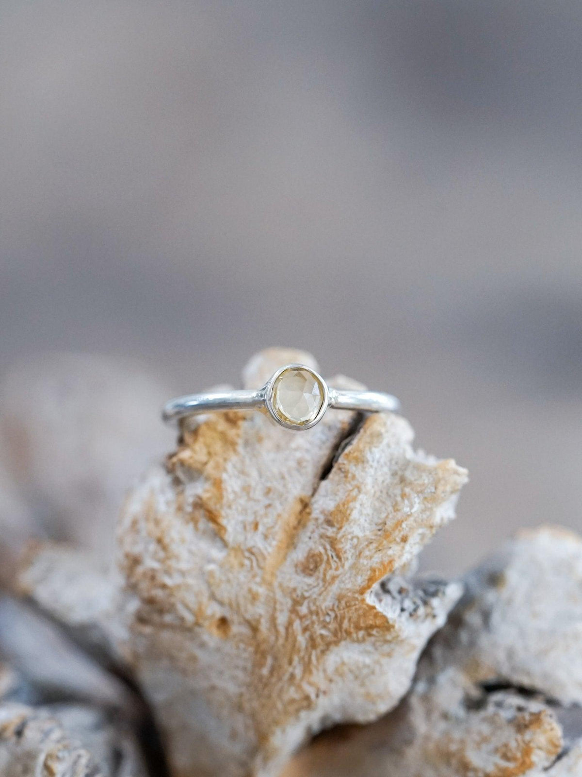 Rose Cut Citrine Ring - Gardens of the Sun | Ethical Jewelry