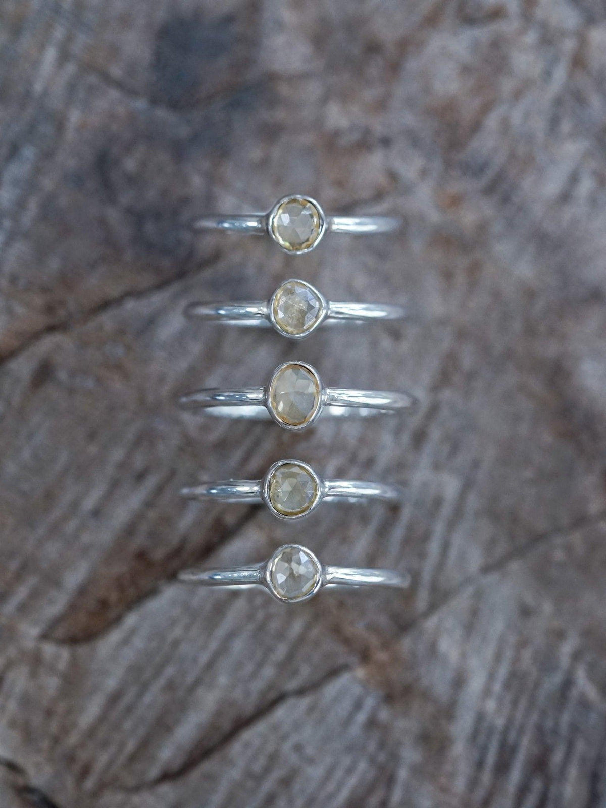 Rose Cut Citrine Ring - Gardens of the Sun | Ethical Jewelry