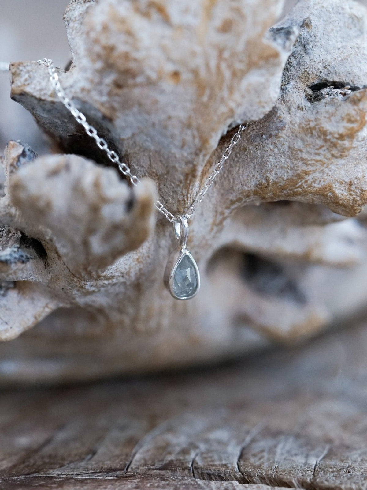 Rose Cut Diamond Necklace - Gardens of the Sun | Ethical Jewelry