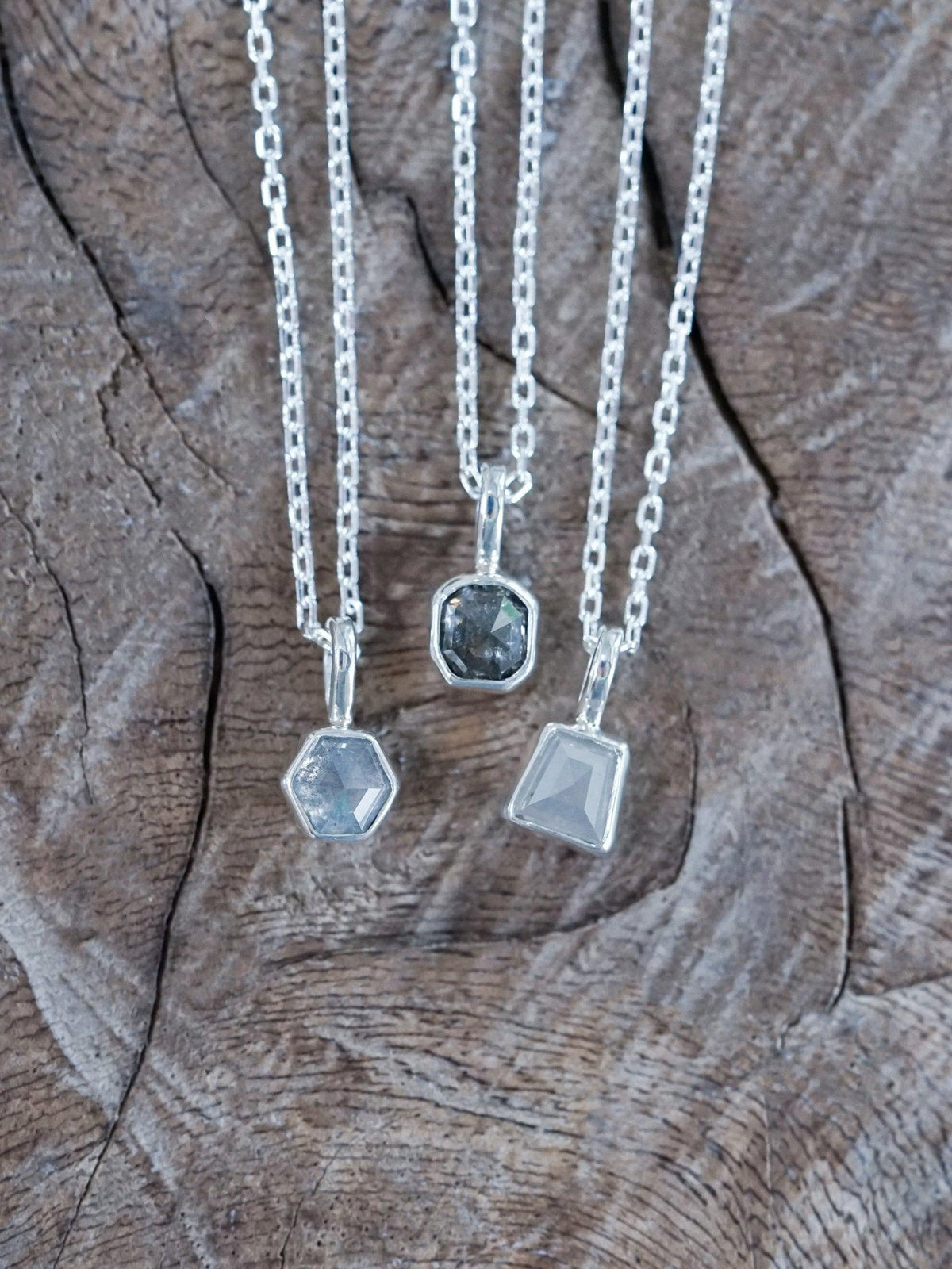 Rose Cut Diamond Necklace - Gardens of the Sun | Ethical Jewelry