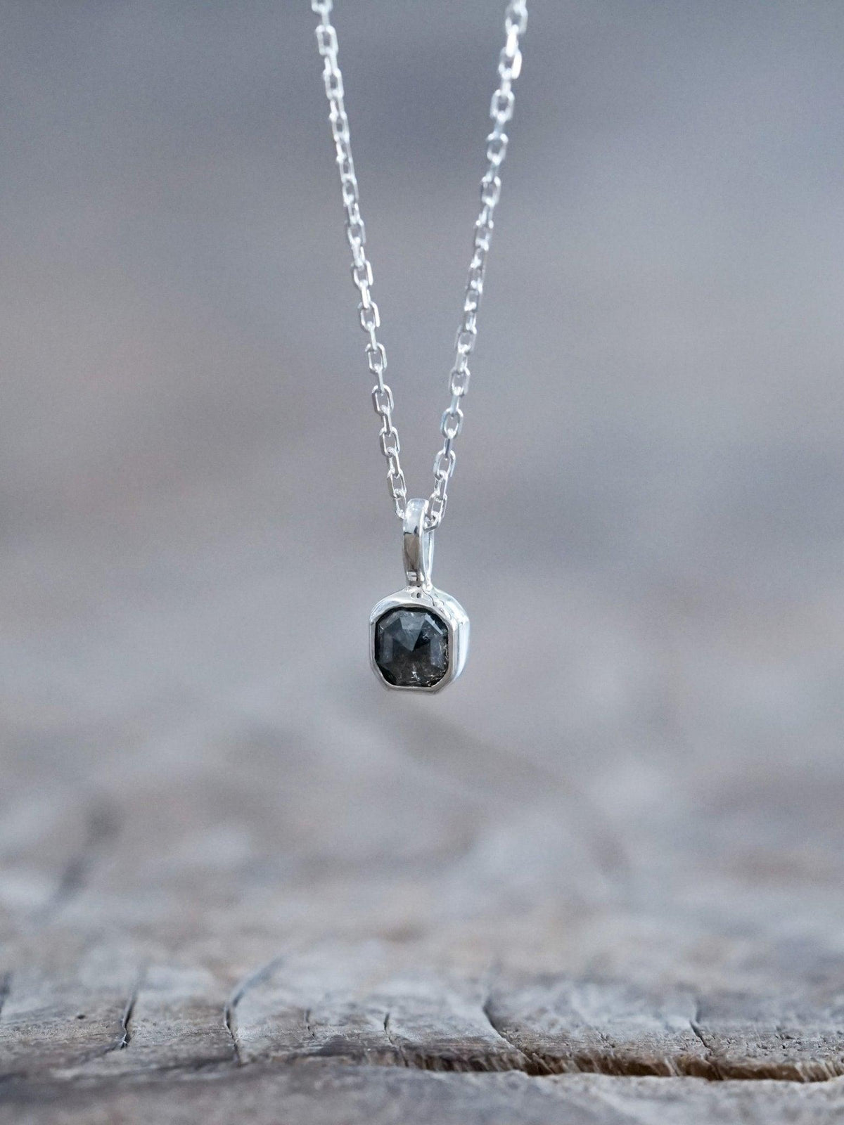 Rose Cut Diamond Necklace - Gardens of the Sun | Ethical Jewelry