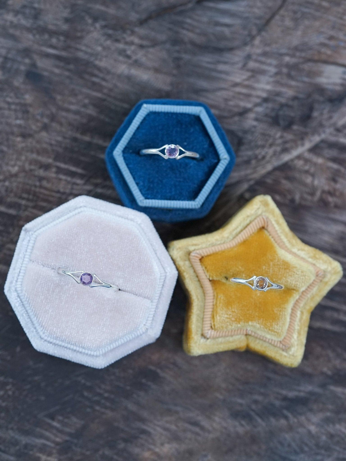 Rose Cut Sapphire Ring - Gardens of the Sun | Ethical Jewelry