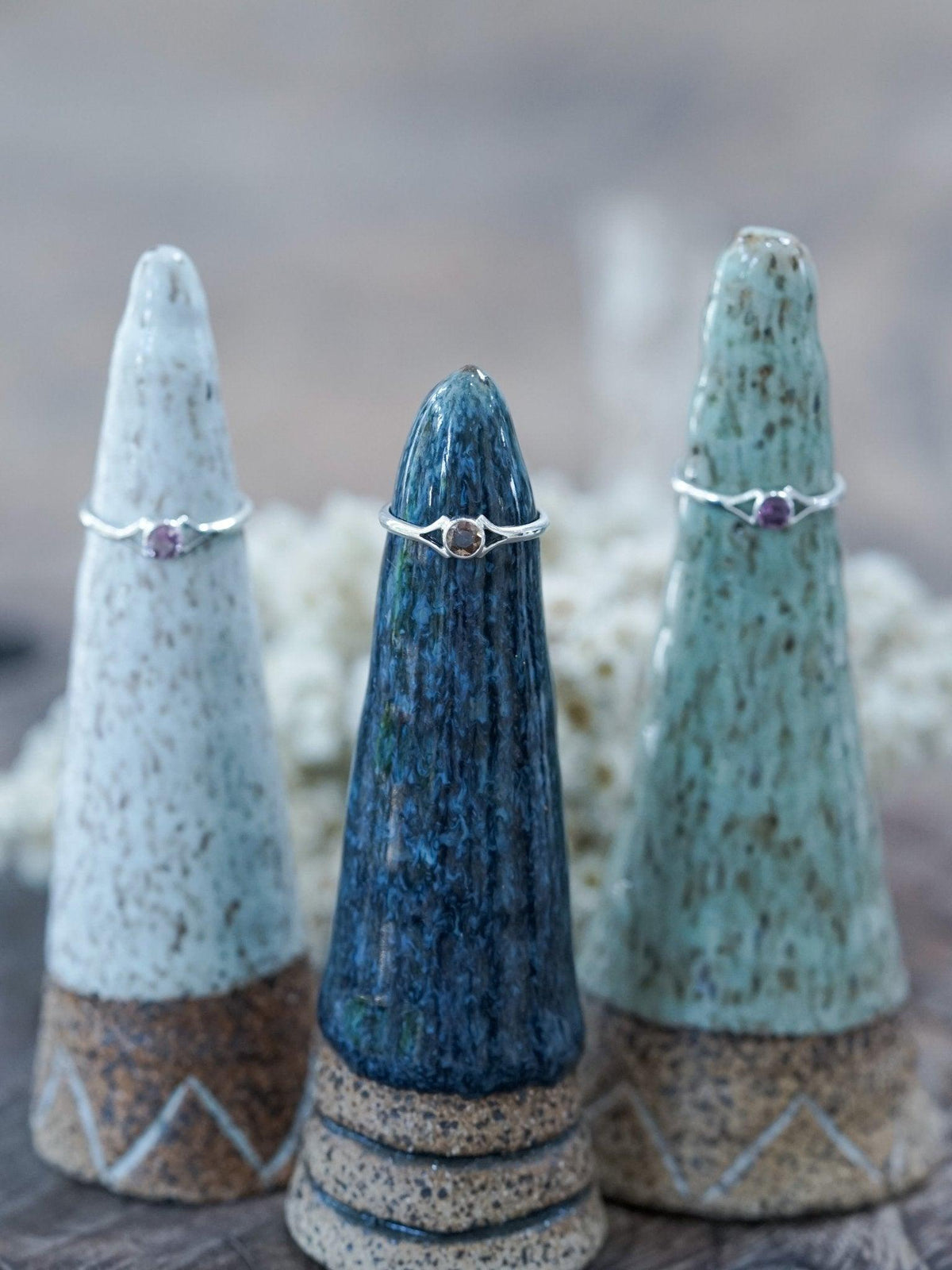 Rose Cut Sapphire Ring - Gardens of the Sun | Ethical Jewelry