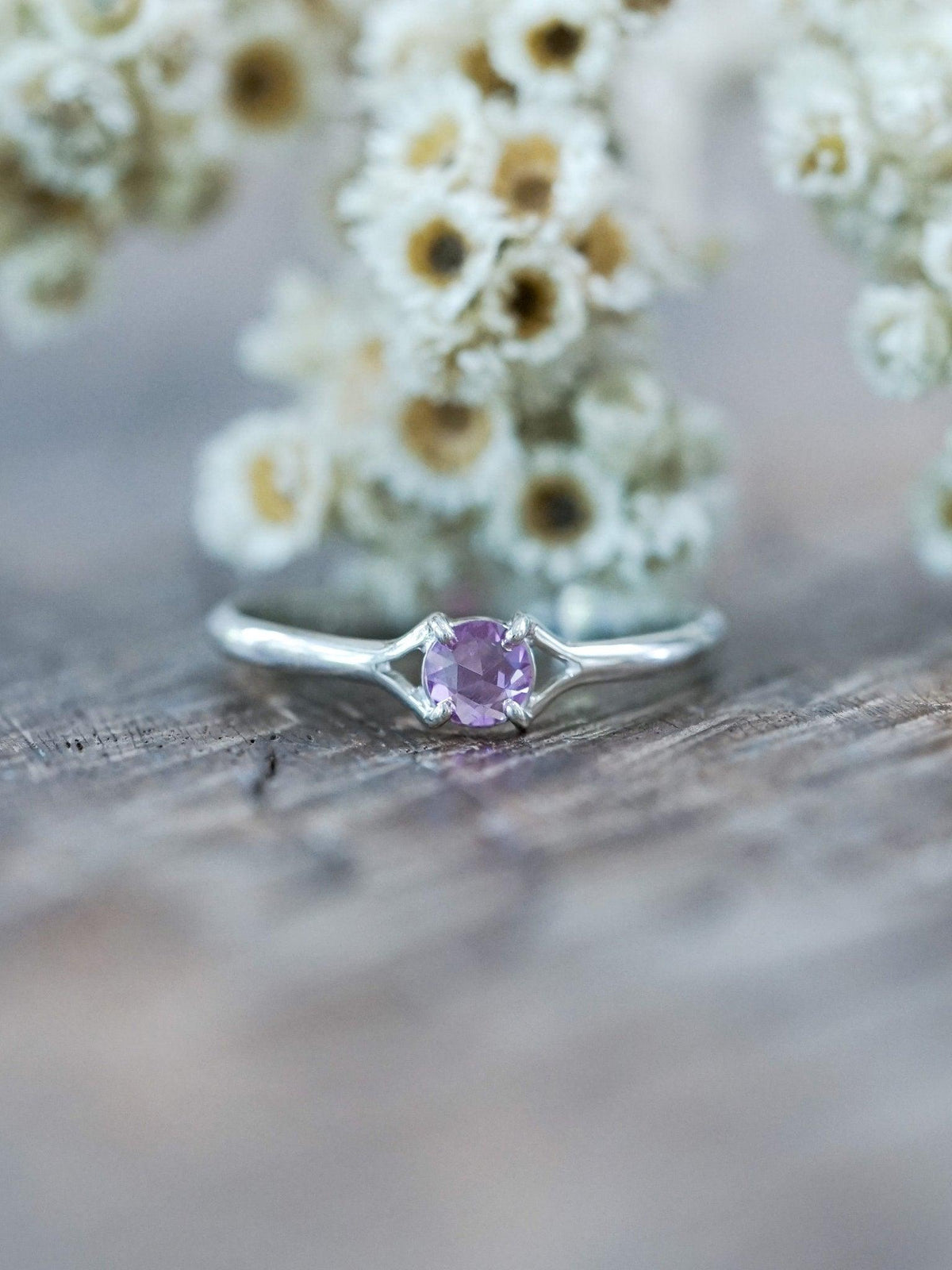Rose Cut Sapphire Ring - Gardens of the Sun | Ethical Jewelry