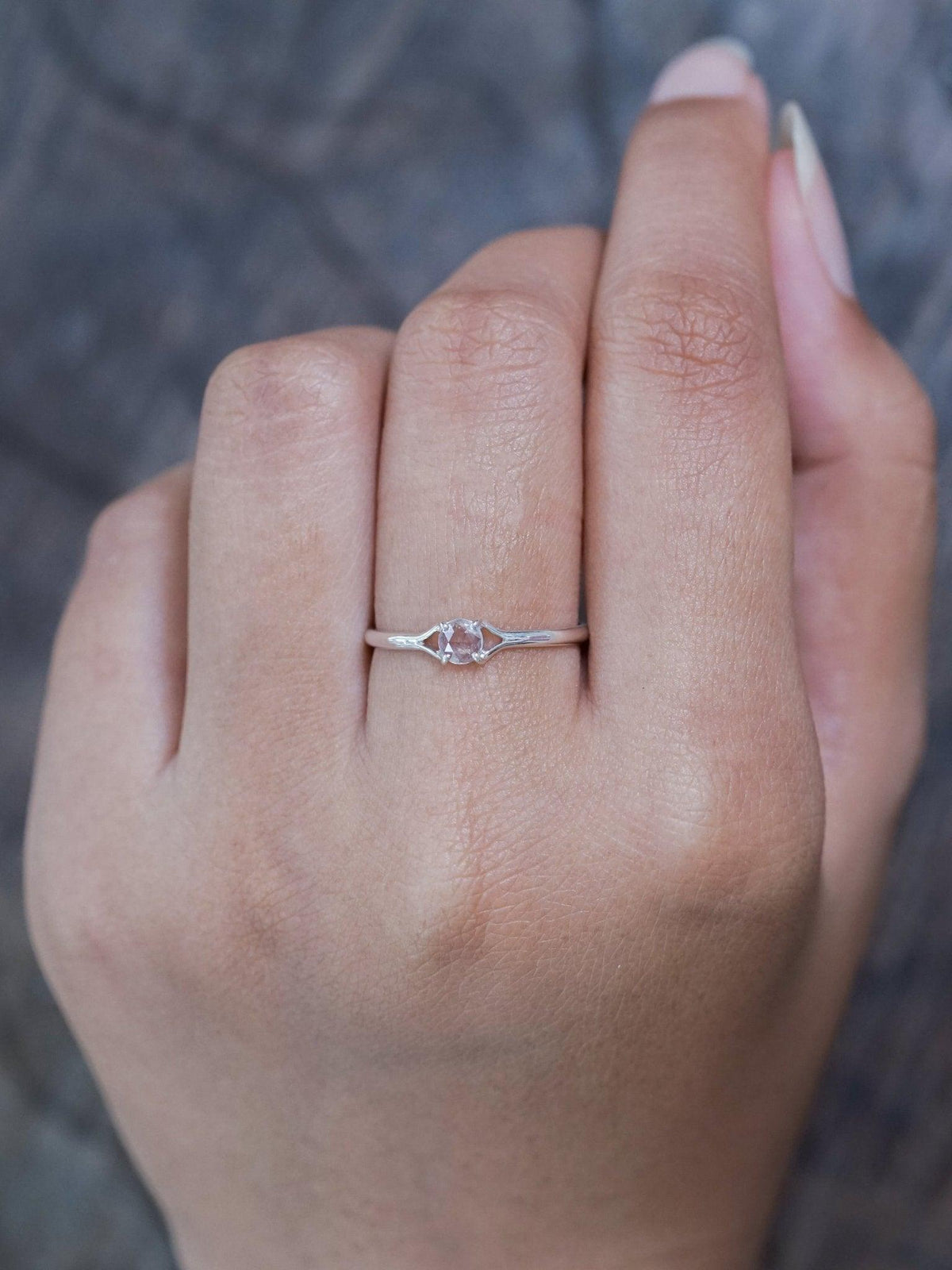 Rose Cut Sapphire Ring - Gardens of the Sun | Ethical Jewelry