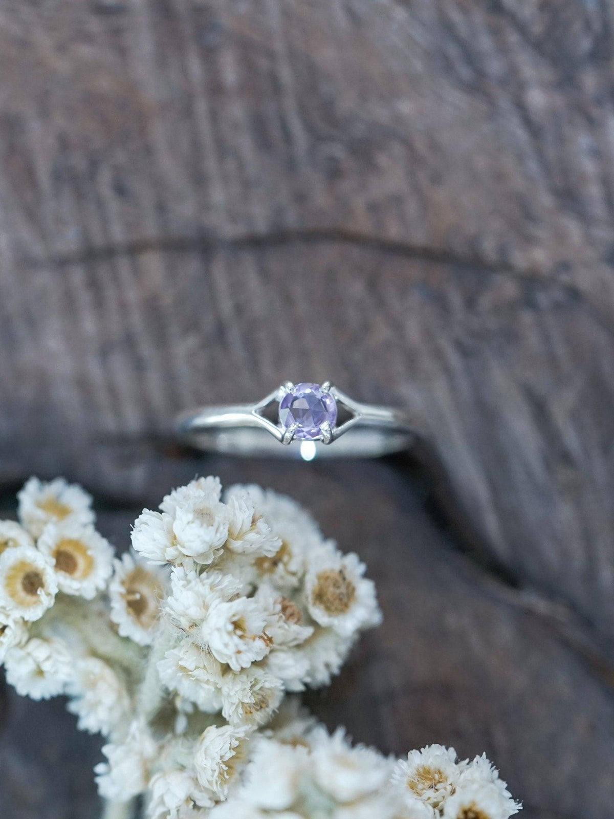 Rose Cut Sapphire Ring - Gardens of the Sun | Ethical Jewelry