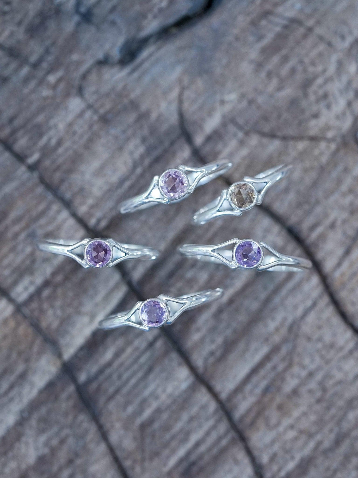 Rose Cut Sapphire Ring - Gardens of the Sun | Ethical Jewelry