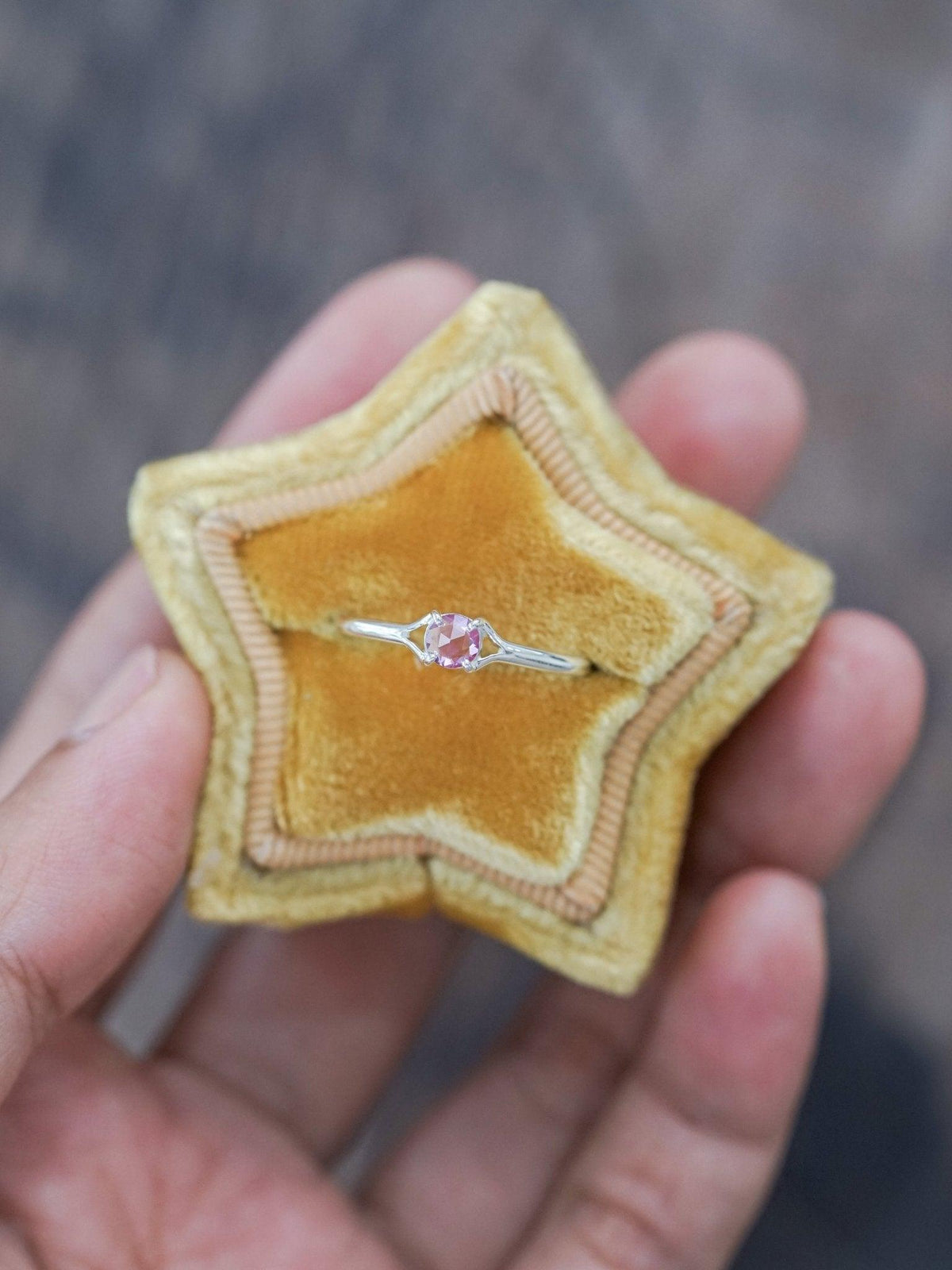 Rose Cut Sapphire Ring - Gardens of the Sun | Ethical Jewelry