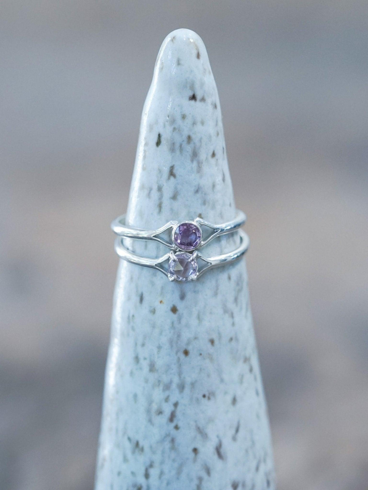 Rose Cut Sapphire Ring - Gardens of the Sun | Ethical Jewelry