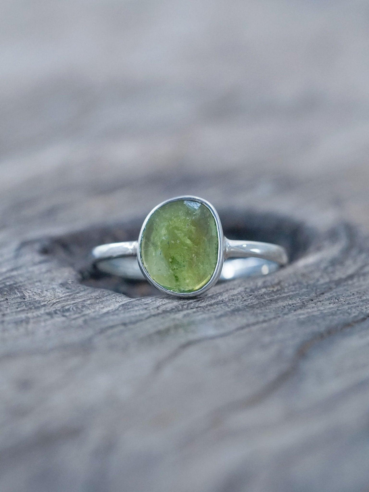 Rose Cut Tourmaline Ring - Gardens of the Sun | Ethical Jewelry