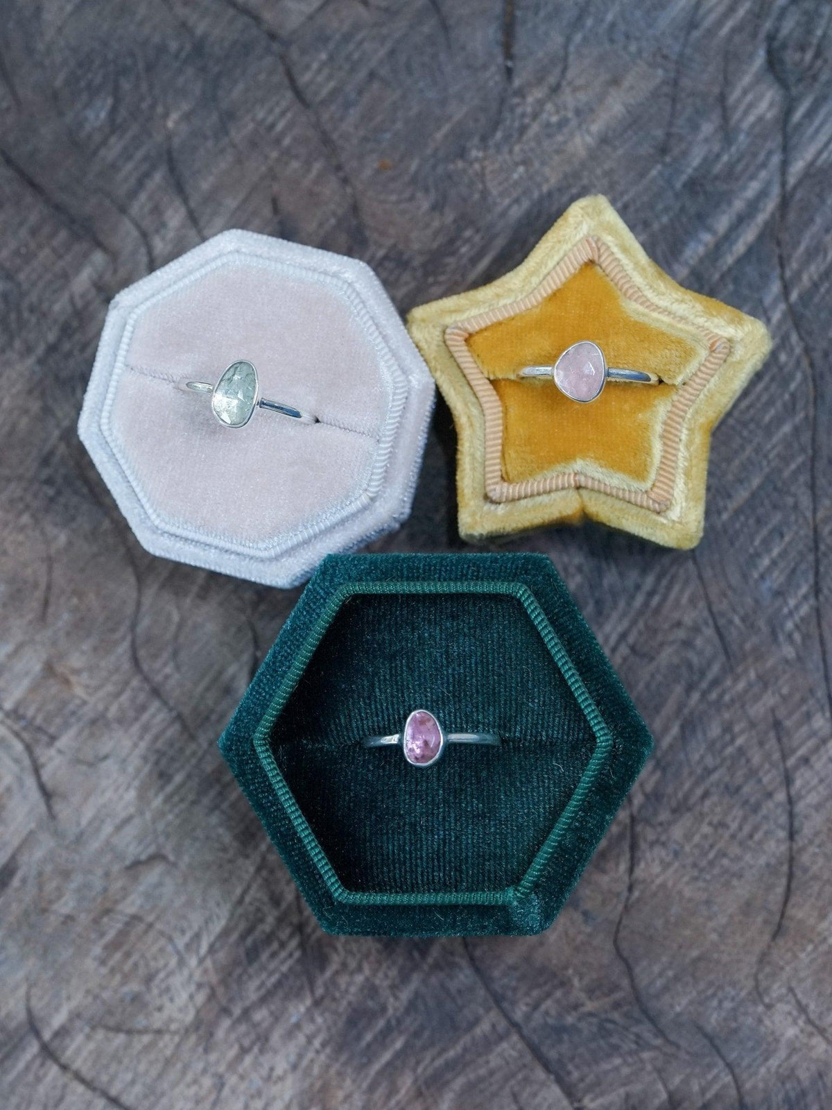 Rose Cut Tourmaline Ring - Gardens of the Sun | Ethical Jewelry