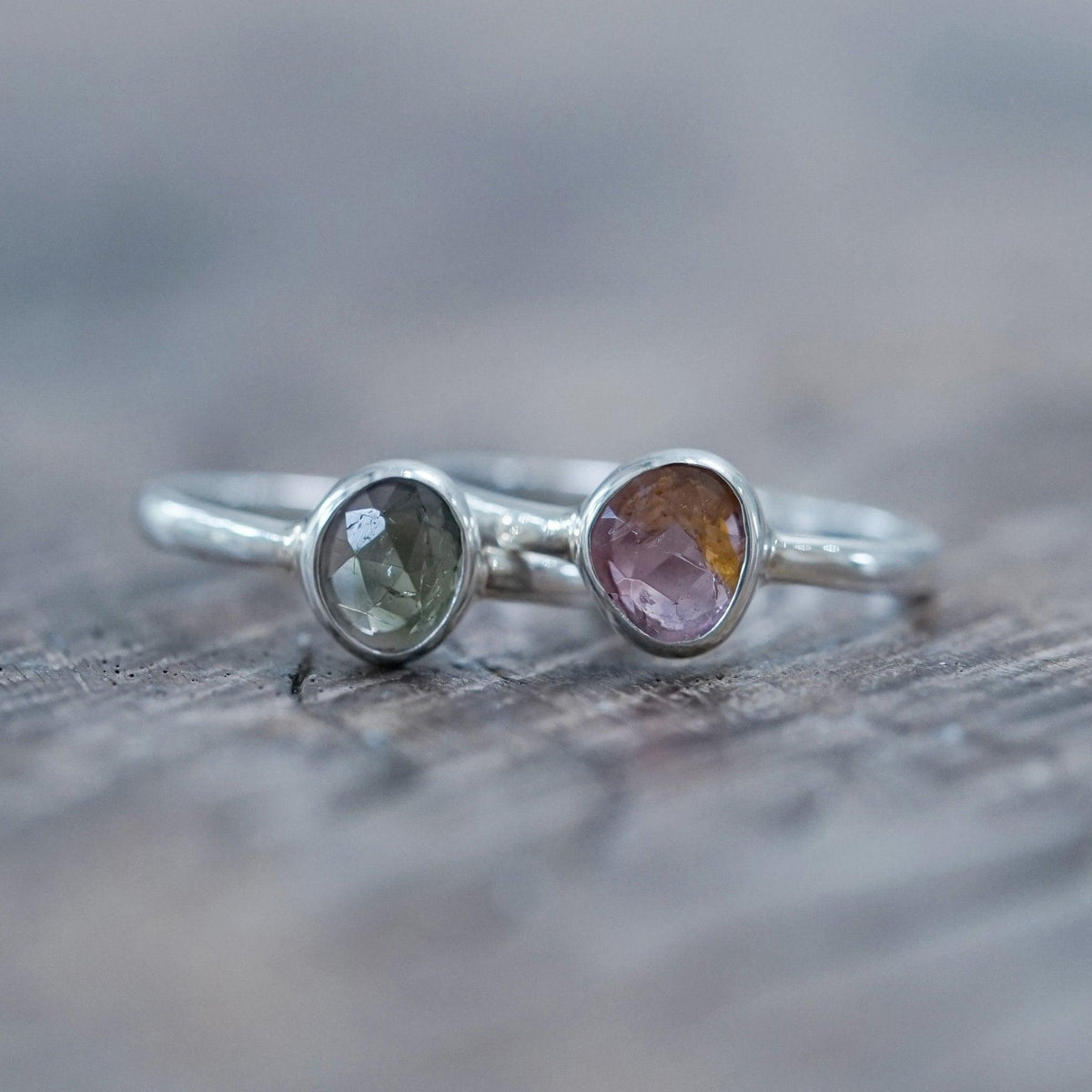 Rose Cut Tourmaline Ring - Gardens of the Sun | Ethical Jewelry