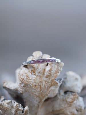 Rough Borneo Ruby Ring with Hidden Gems - Gardens of the Sun | Ethical Jewelry