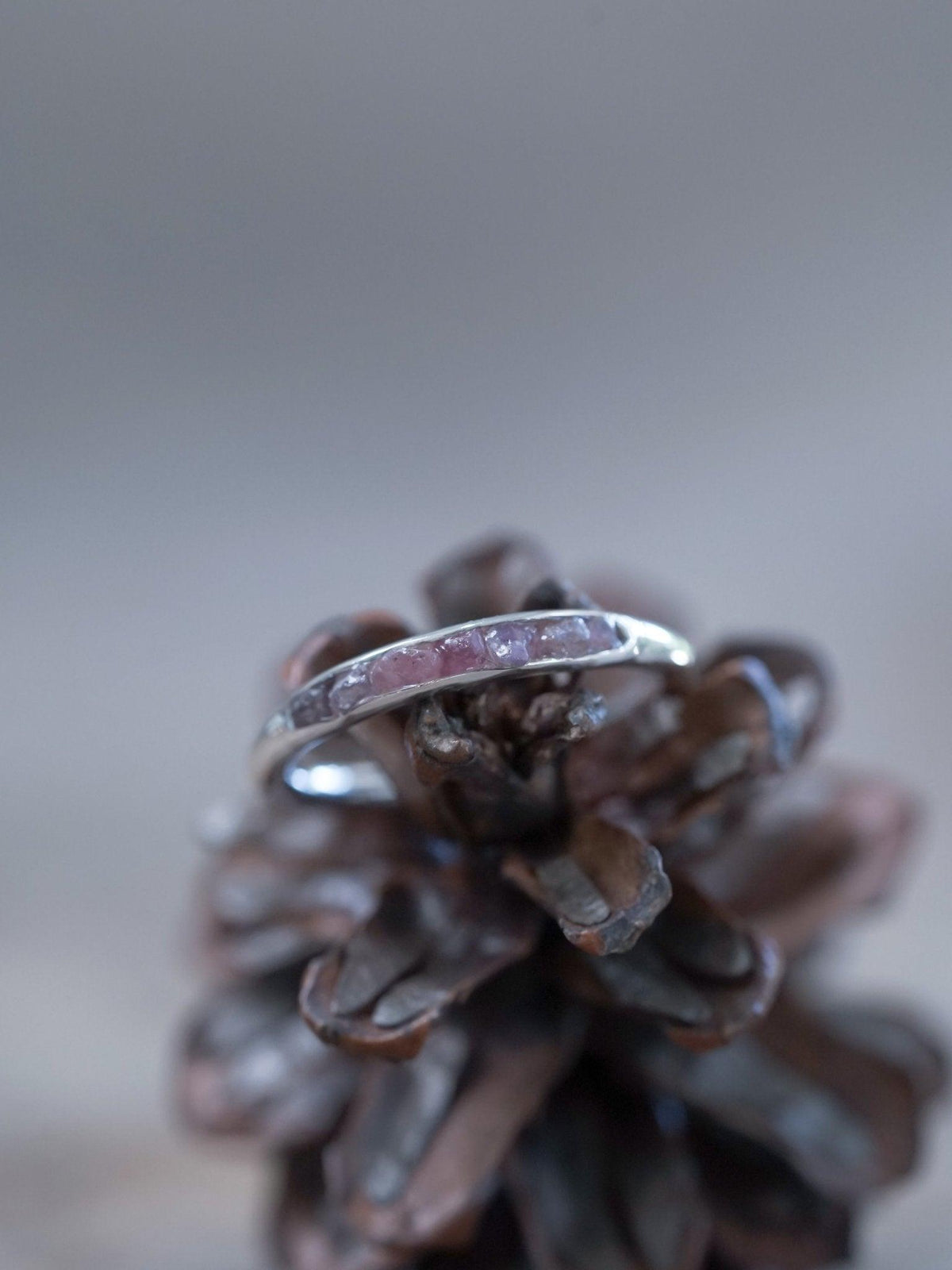 Rough Borneo Ruby Ring with Hidden Gems - Gardens of the Sun | Ethical Jewelry