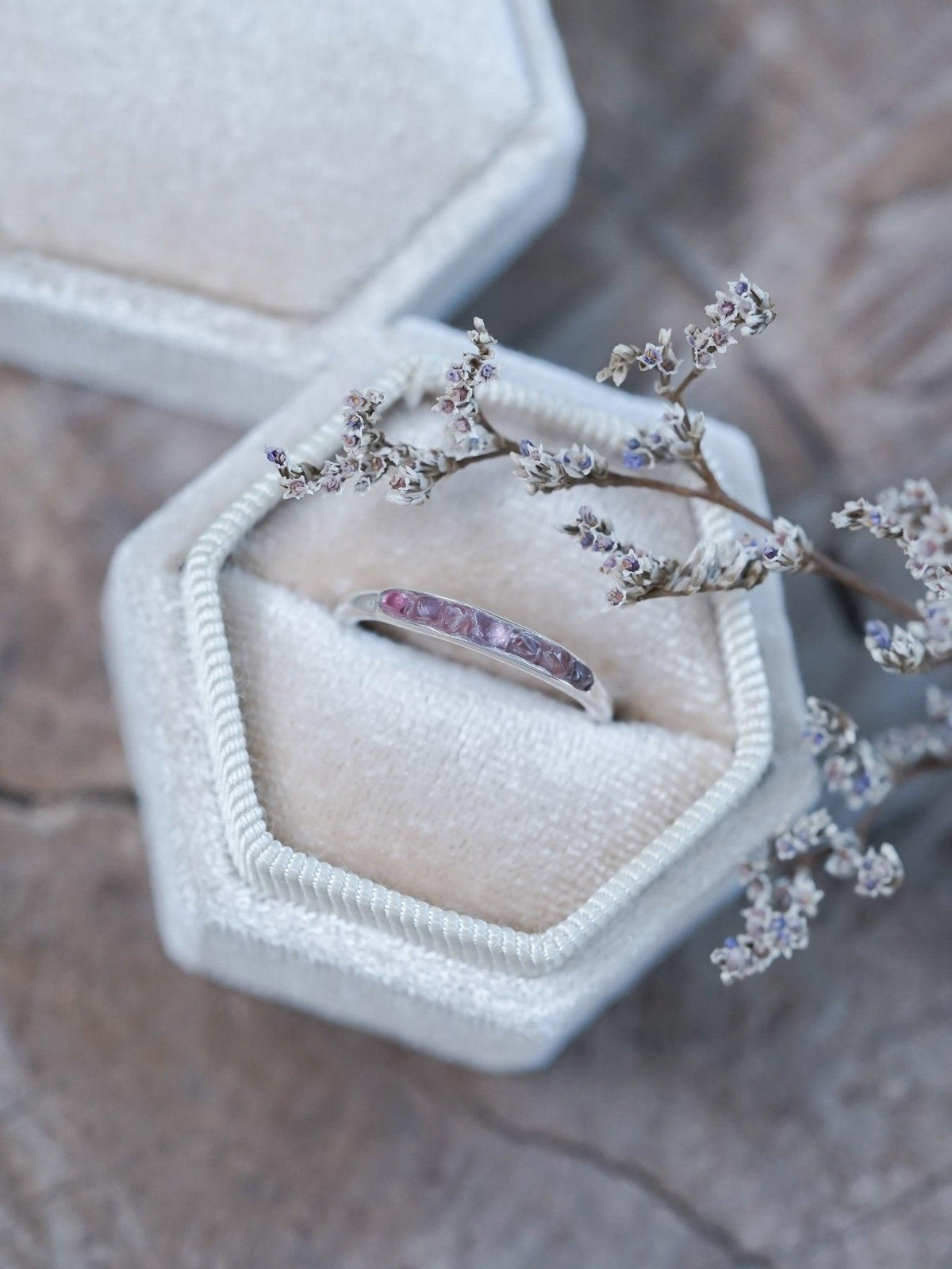 Rough Borneo Ruby Ring with Hidden Gems - Gardens of the Sun | Ethical Jewelry