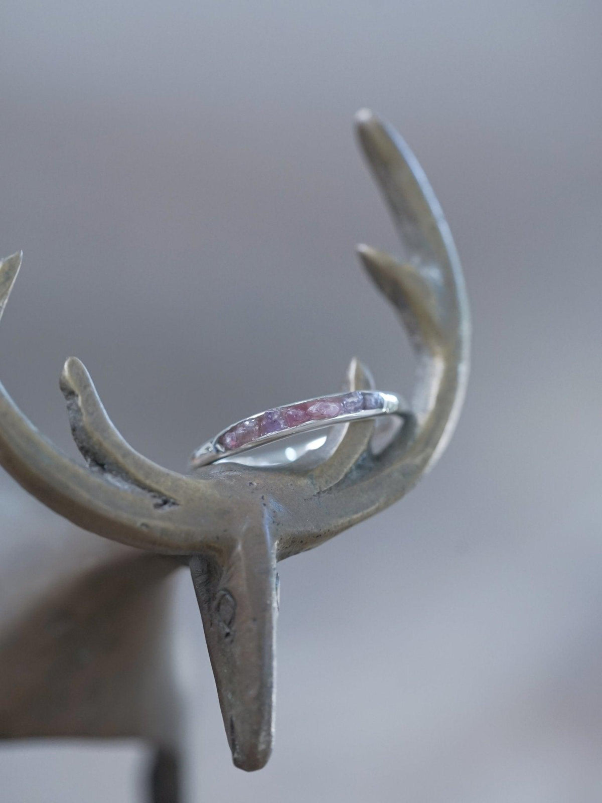 Rough Borneo Ruby Ring with Hidden Gems - Gardens of the Sun | Ethical Jewelry