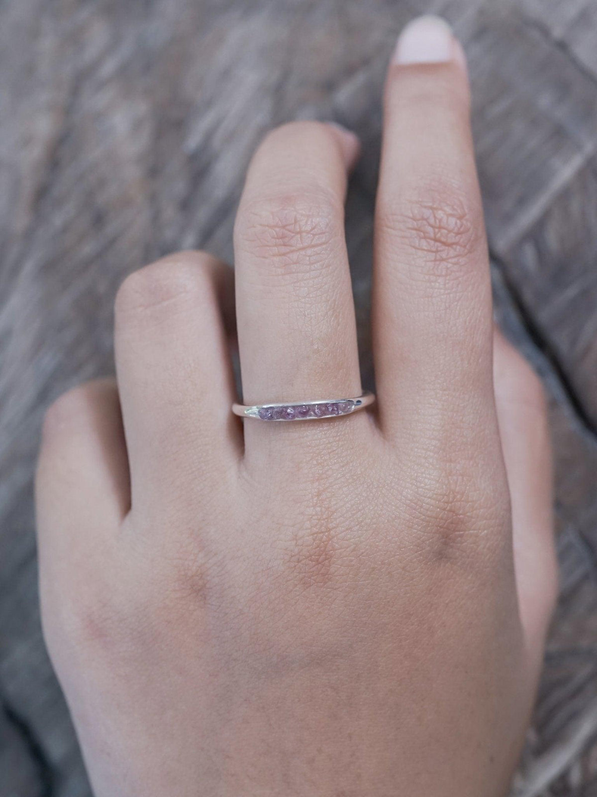 Rough Borneo Ruby Ring with Hidden Gems - Gardens of the Sun | Ethical Jewelry