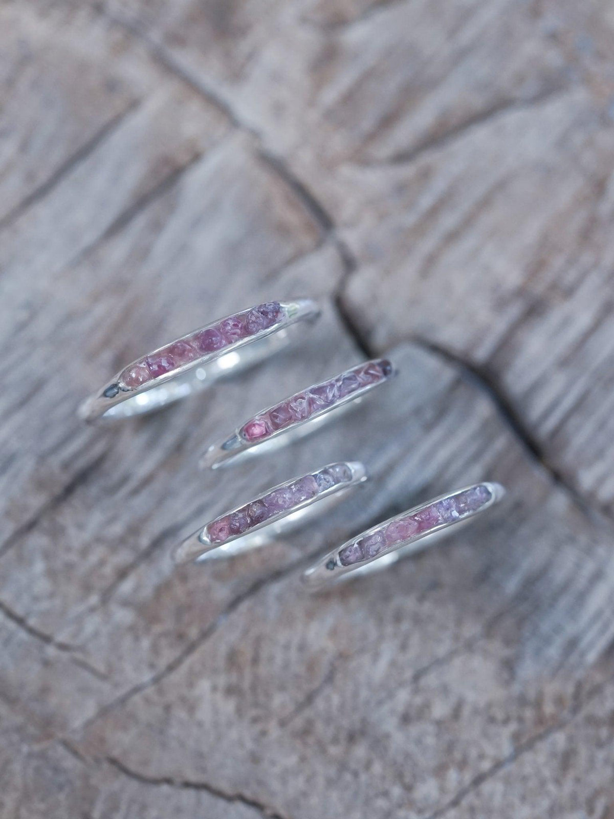 Rough Borneo Ruby Ring with Hidden Gems - Gardens of the Sun | Ethical Jewelry