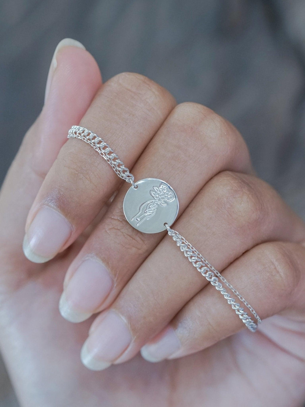 Rough Borneo Sapphire Coin Bracelet - Gardens of the Sun | Ethical Jewelry