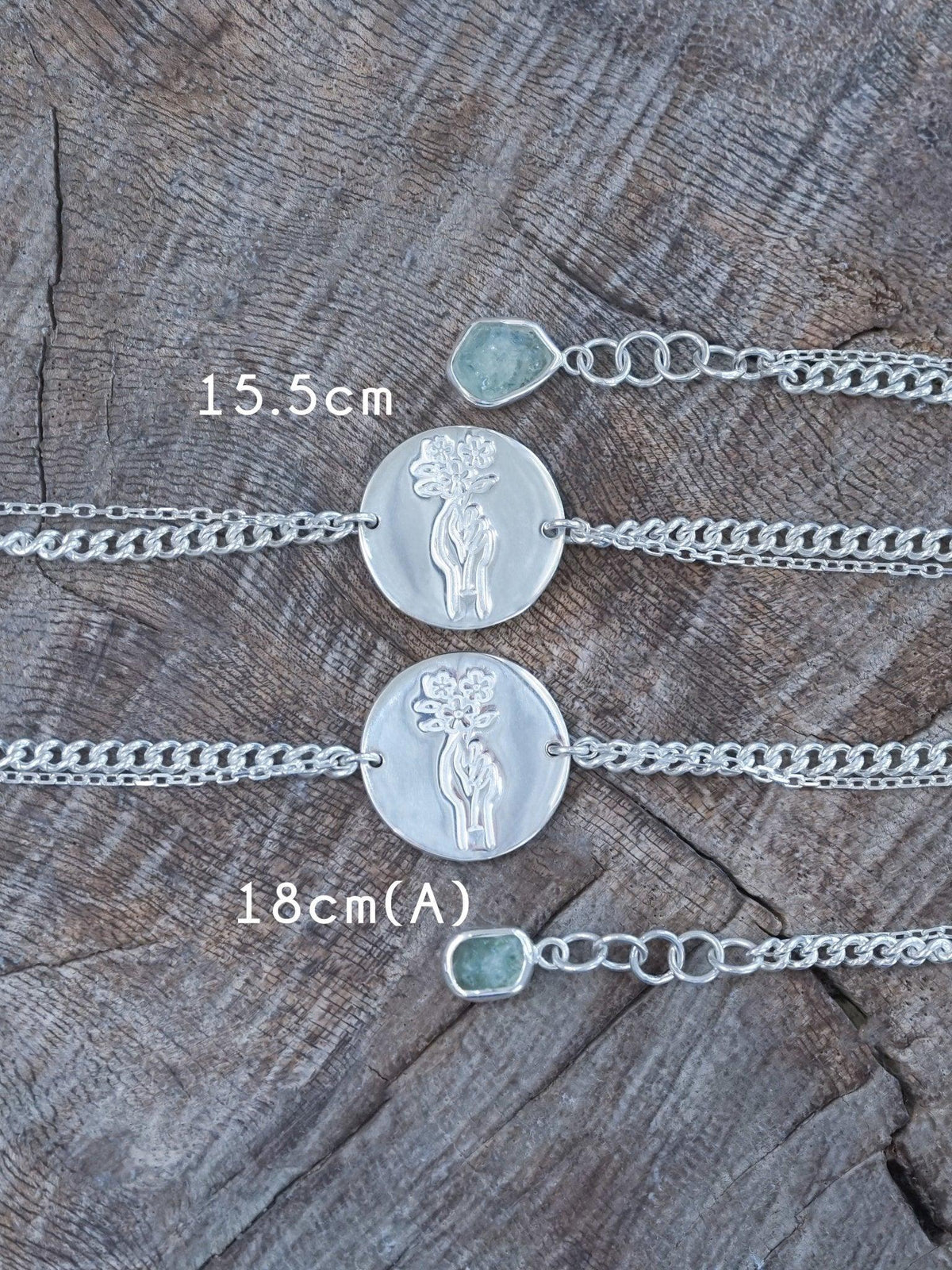 Rough Borneo Sapphire Coin Bracelet - Gardens of the Sun | Ethical Jewelry