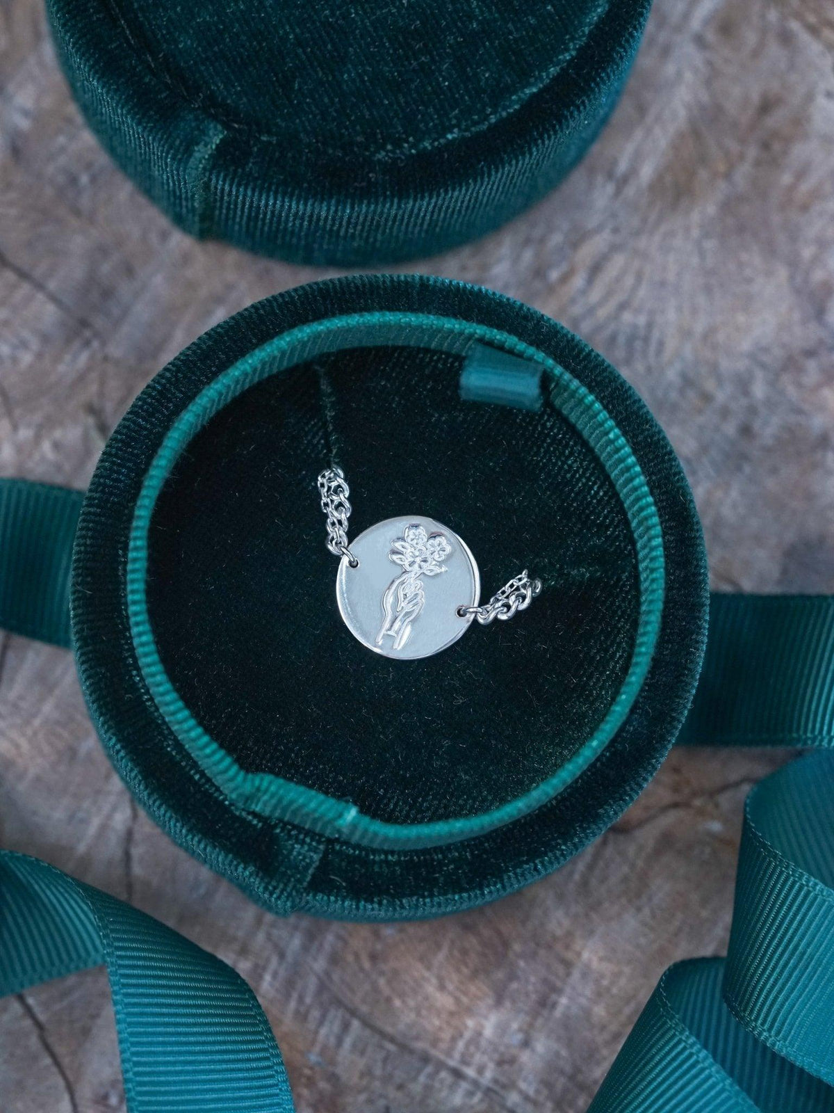 Rough Borneo Sapphire Coin Bracelet - Gardens of the Sun | Ethical Jewelry