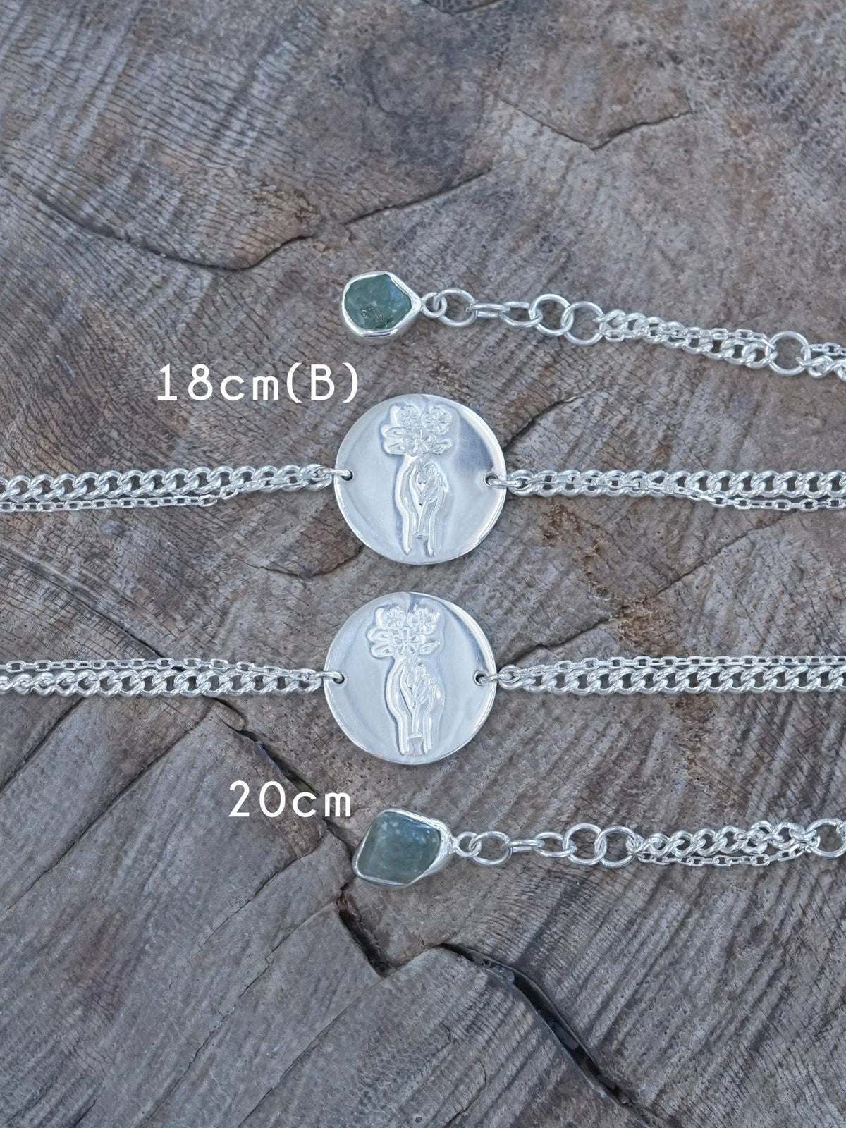 Rough Borneo Sapphire Coin Bracelet - Gardens of the Sun | Ethical Jewelry