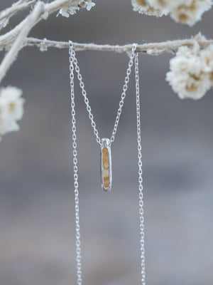Rough Citrine Necklace with Hidden Gems - Gardens of the Sun | Ethical Jewelry