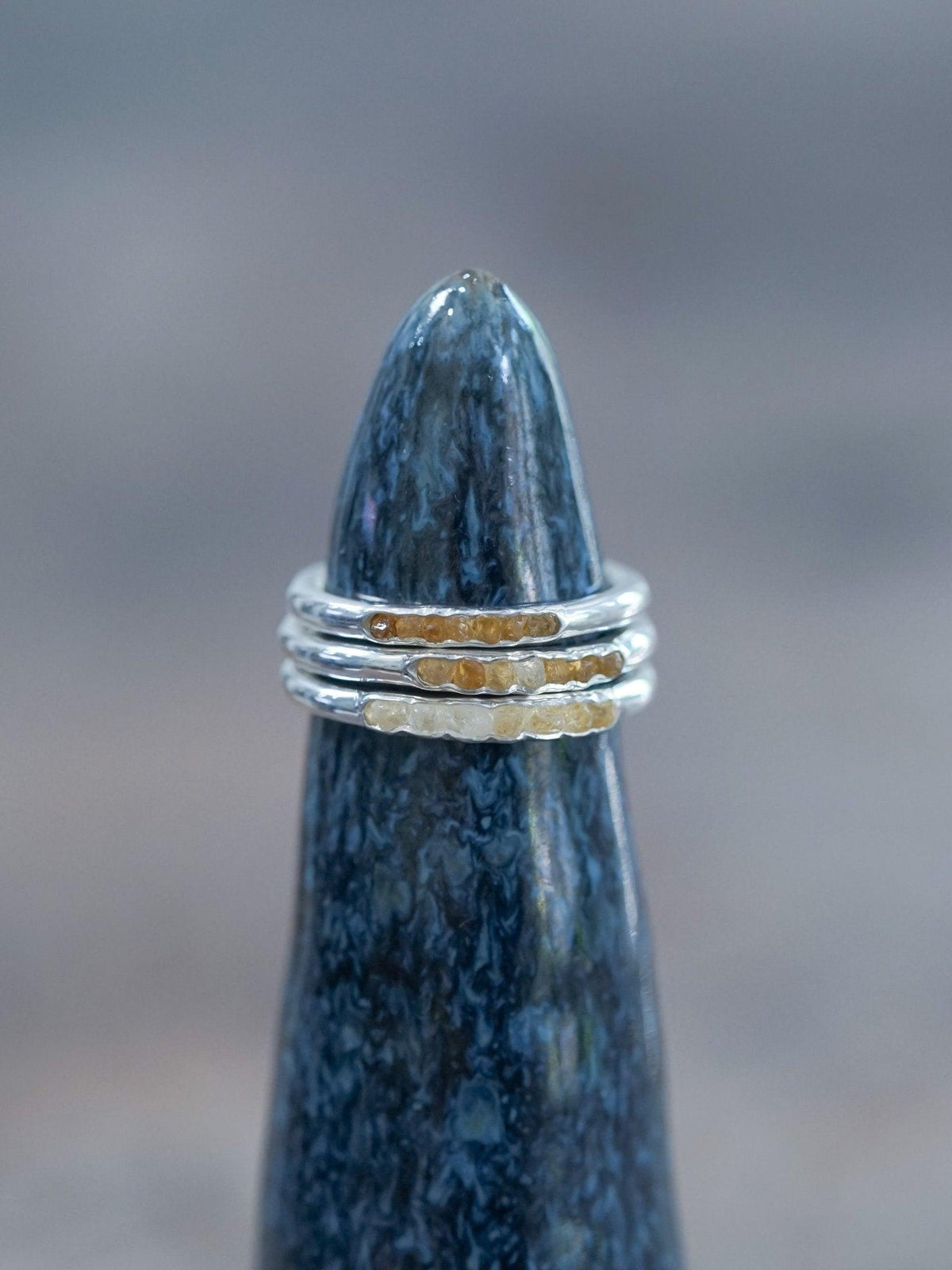 Rough Citrine Ring with Hidden Gems - Gardens of the Sun | Ethical Jewelry