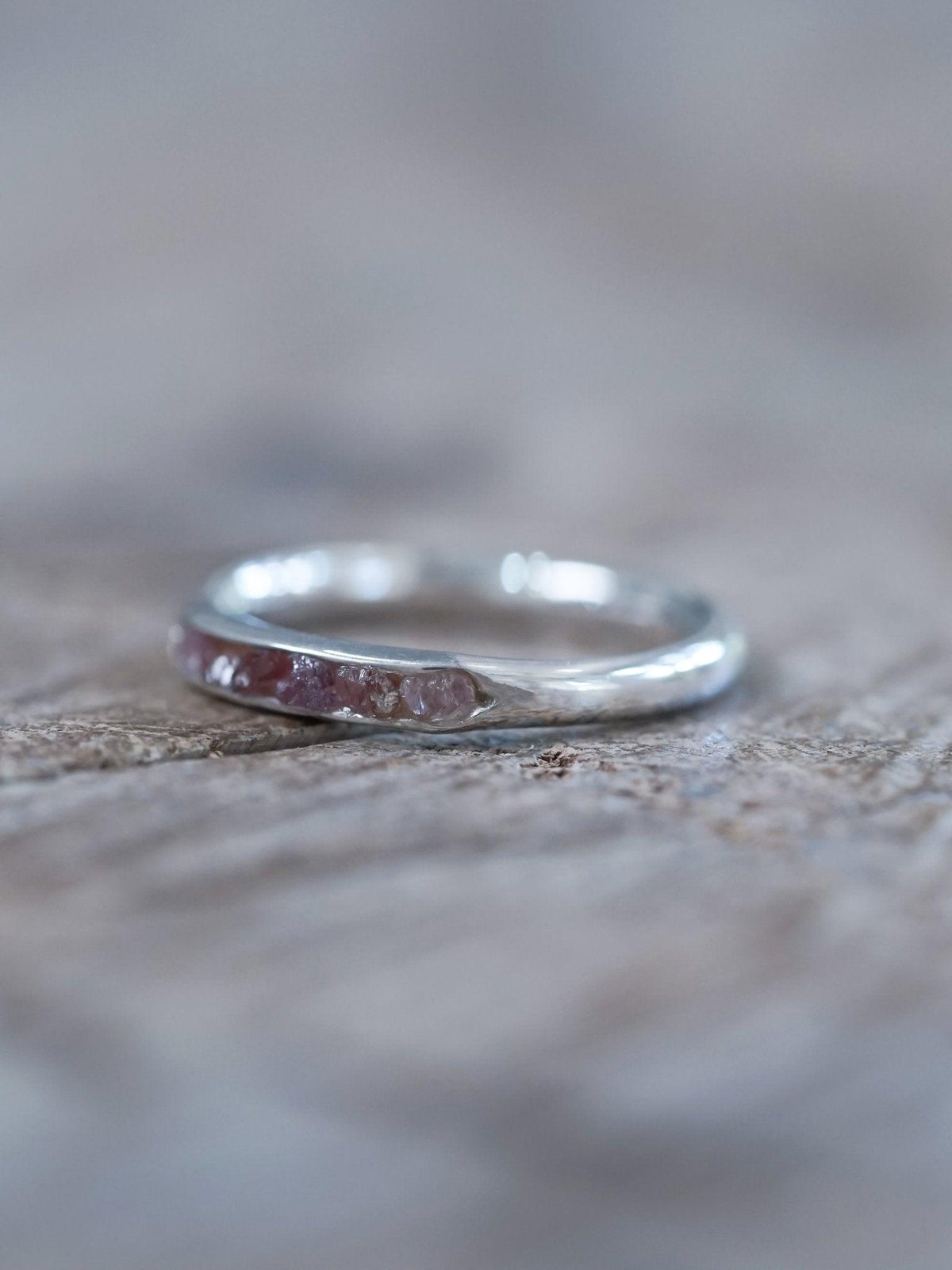 Rough Spinel Ring with Hidden Gems - Gardens of the Sun | Ethical Jewelry