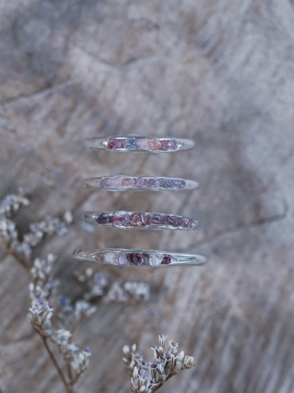 Rough Spinel Ring with Hidden Gems - Gardens of the Sun | Ethical Jewelry