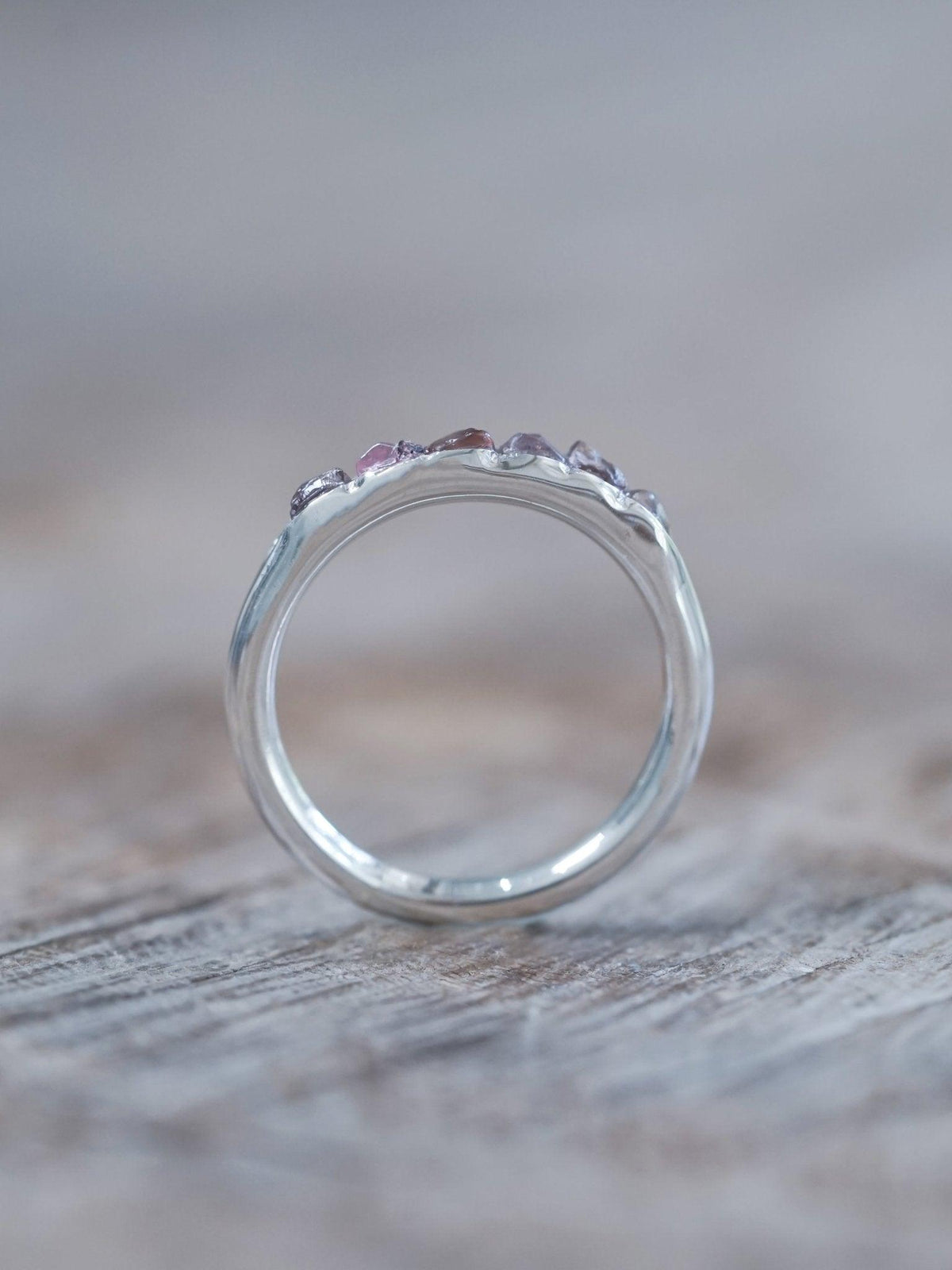 Rough Spinel Ring with Hidden Gems - Gardens of the Sun | Ethical Jewelry
