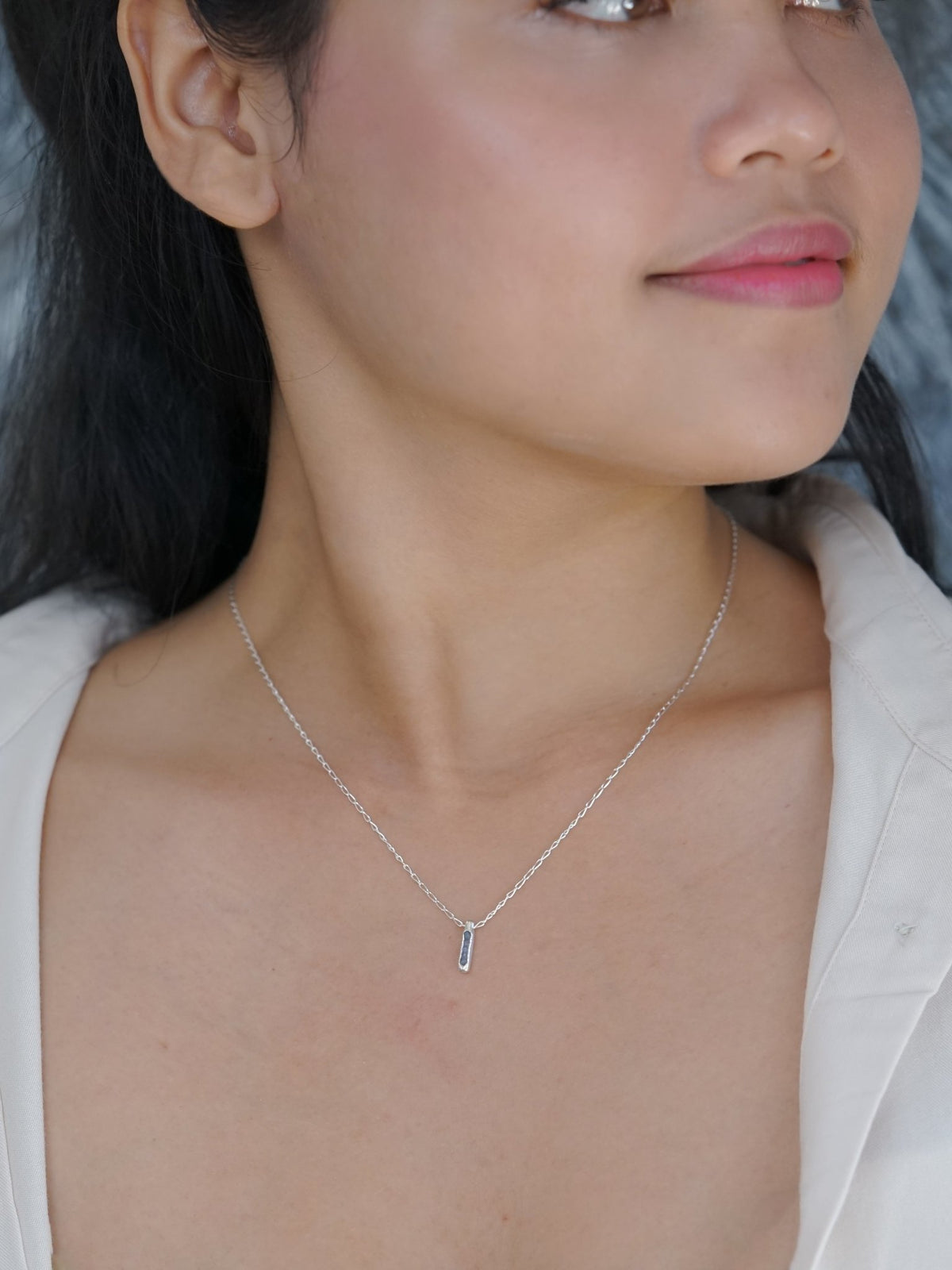 Rough Tanzanite Necklace with Hidden Gems - Gardens of the Sun | Ethical Jewelry