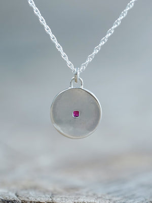 Ruby Coin Necklace - Gardens of the Sun | Ethical Jewelry