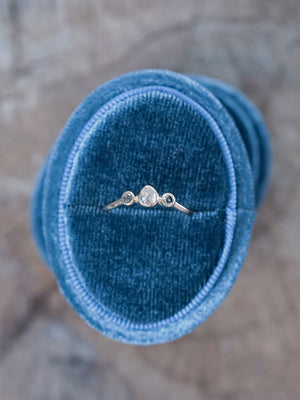 Salt and Pepper Diamond Tiara Ring in Ethical Gold - Gardens of the Sun | Ethical Jewelry