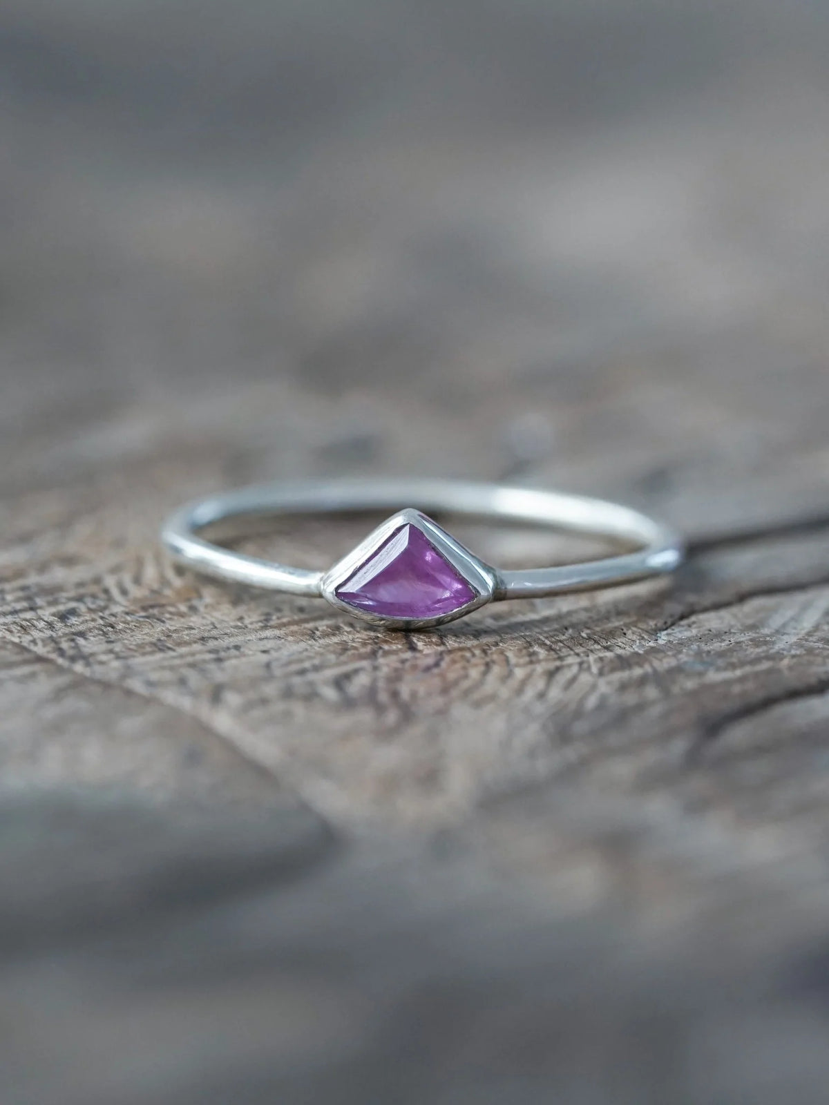 Buff Top Pink Sapphire Ring - Gardens of the Sun | Ethical Jewelry