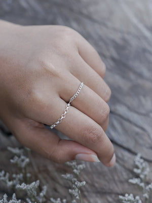 Semi Chain Ring - Gardens of the Sun | Ethical Jewelry