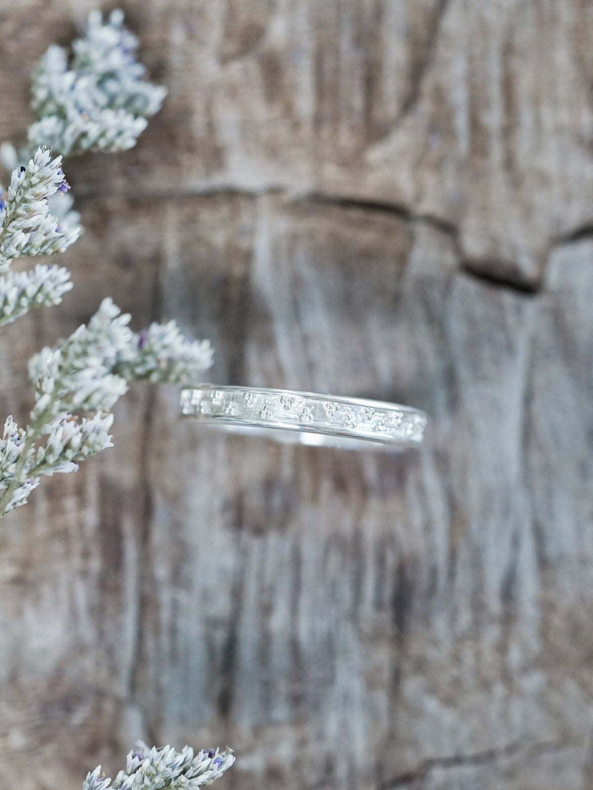 Side Patterned Band - Gardens of the Sun | Ethical Jewelry